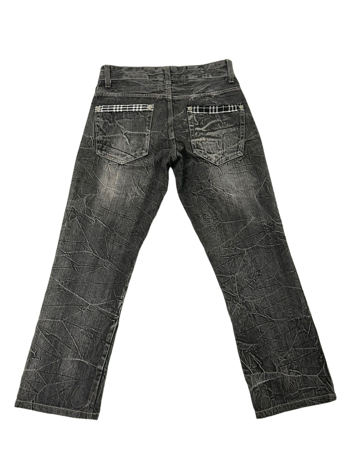 Japanese Brand Regular Jeans Wild Life Distress Denim Acid Wash 3🟦6 Size US 30 / EU 46 - 14 Thumbnail