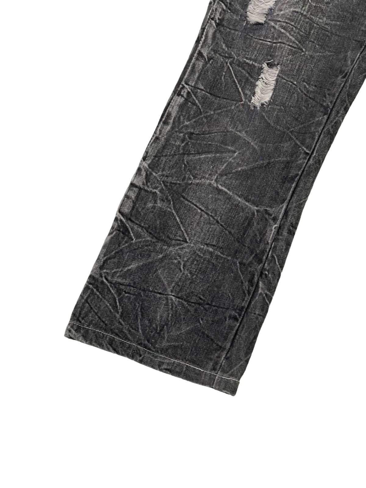 Japanese Brand Regular Jeans Wild Life Distress Denim Acid Wash 3🟦6 Size US 30 / EU 46 - 5 Thumbnail