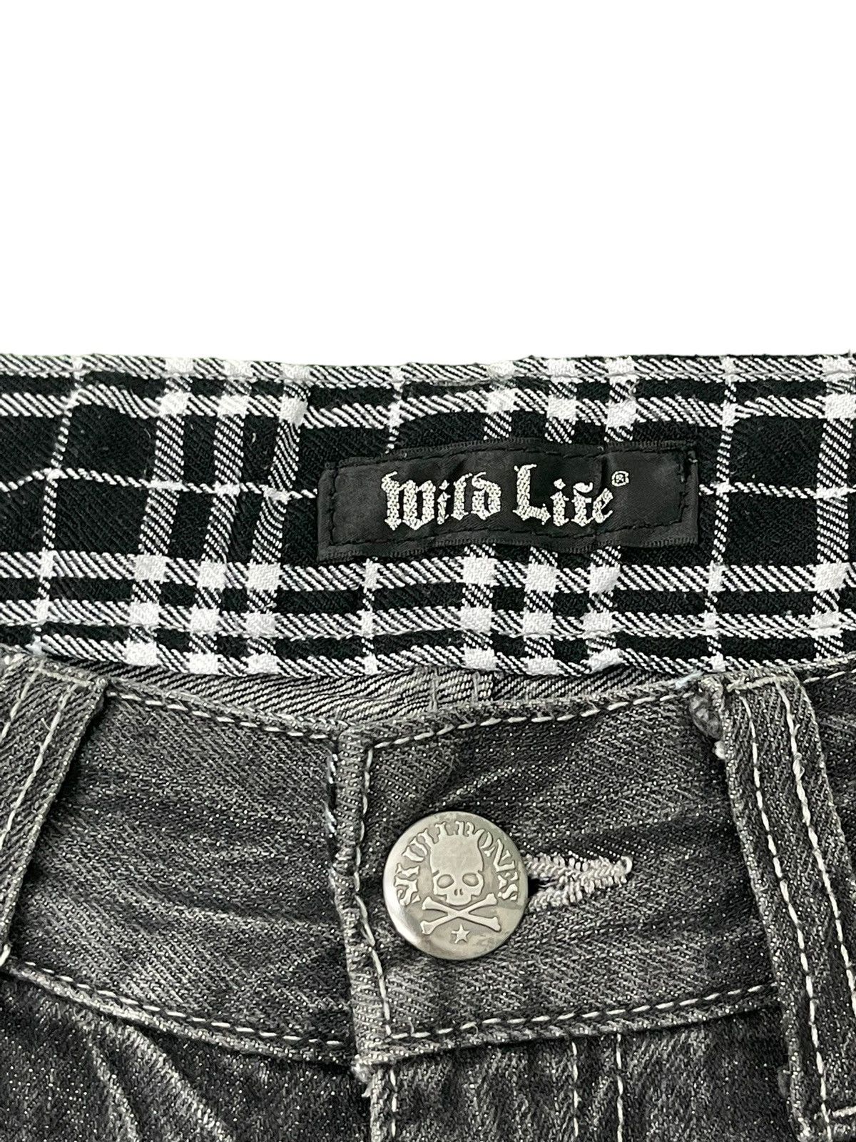Japanese Brand Regular Jeans Wild Life Distress Denim Acid Wash 3🟦6 Size US 30 / EU 46 - 10 Thumbnail