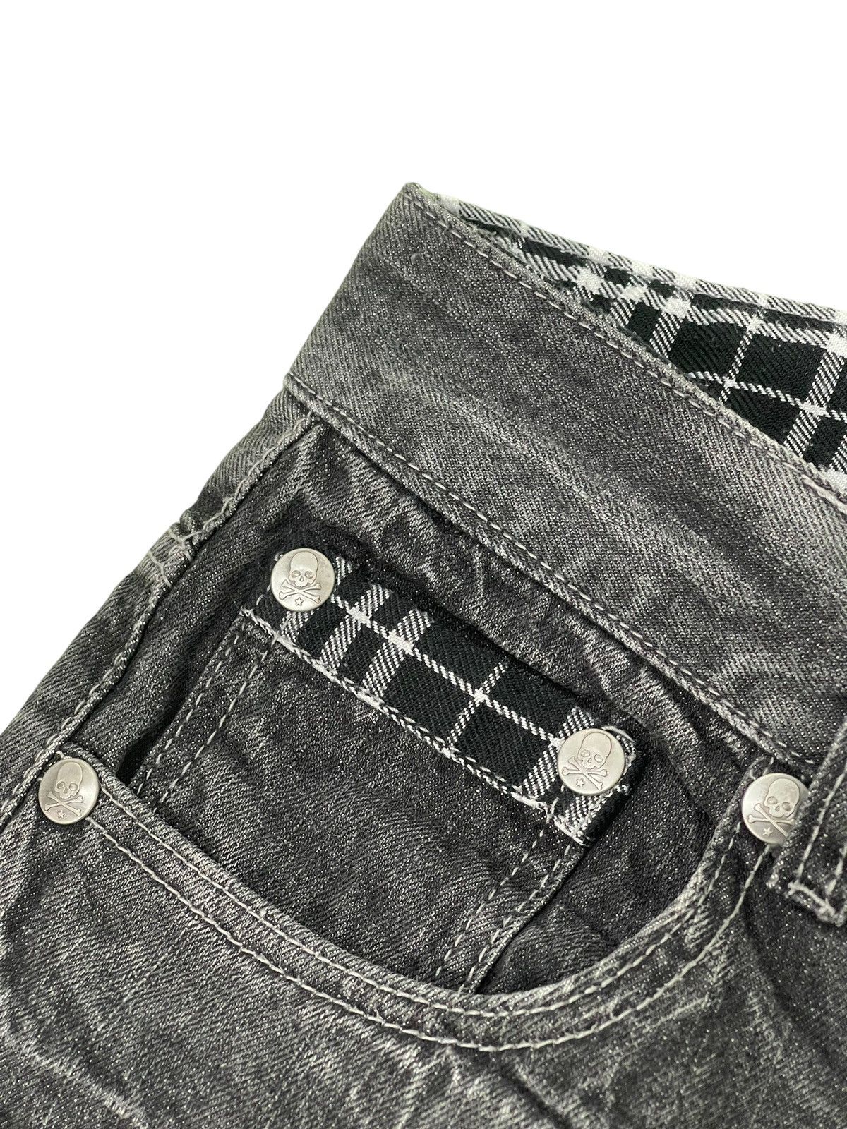 Japanese Brand Regular Jeans Wild Life Distress Denim Acid Wash 3🟦6 Size US 30 / EU 46 - 12 Thumbnail