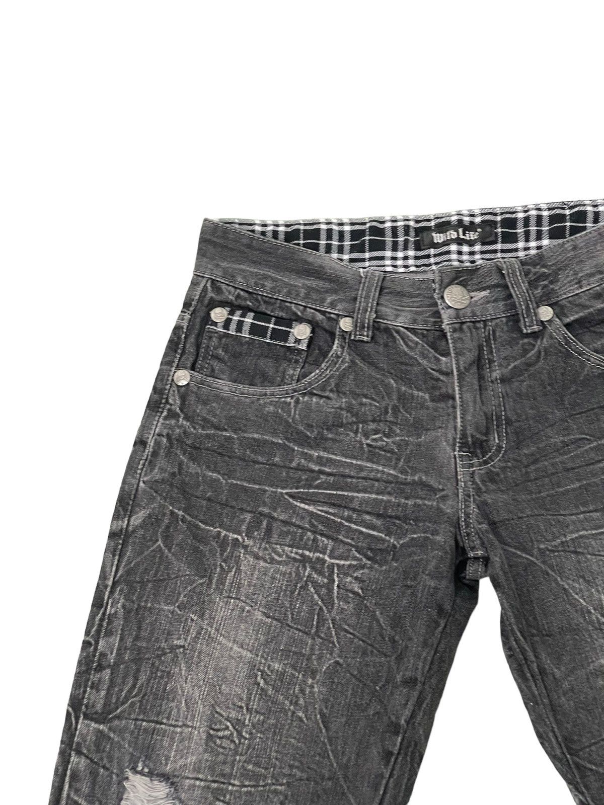 Japanese Brand Regular Jeans Wild Life Distress Denim Acid Wash 3🟦6 Size US 30 / EU 46 - 8 Thumbnail