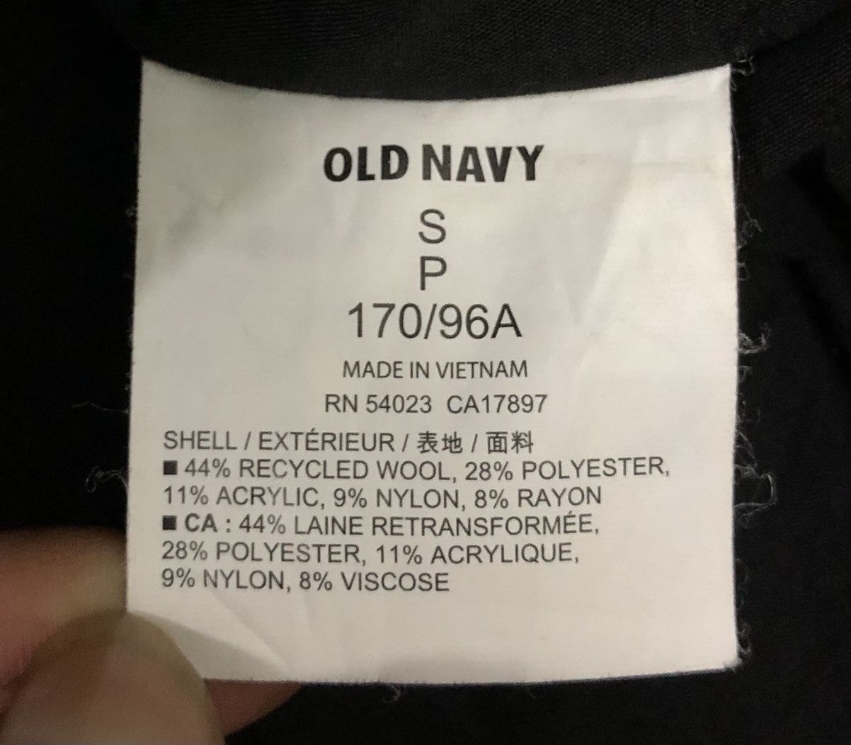 Old Navy OLD NAVY MADE IN VIETNAM JACKET Size US S / EU 44-46 / 1 - 10 Thumbnail
