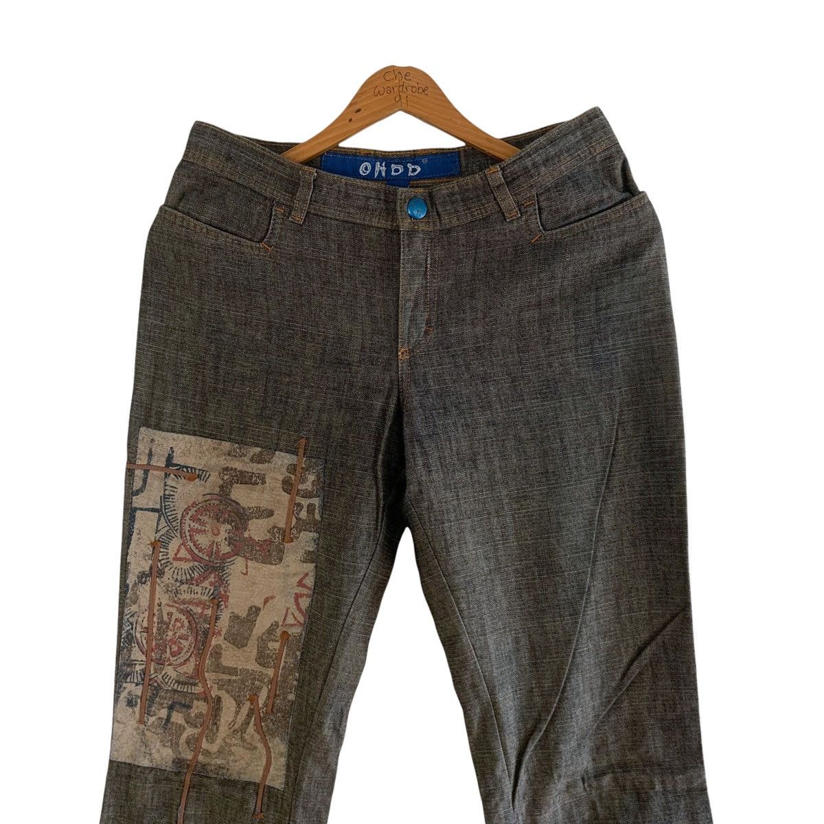 Other Flare Jeans OHDD Save The Queen Marco Fantini Denim Pant Size US 29 - 3 Thumbnail
