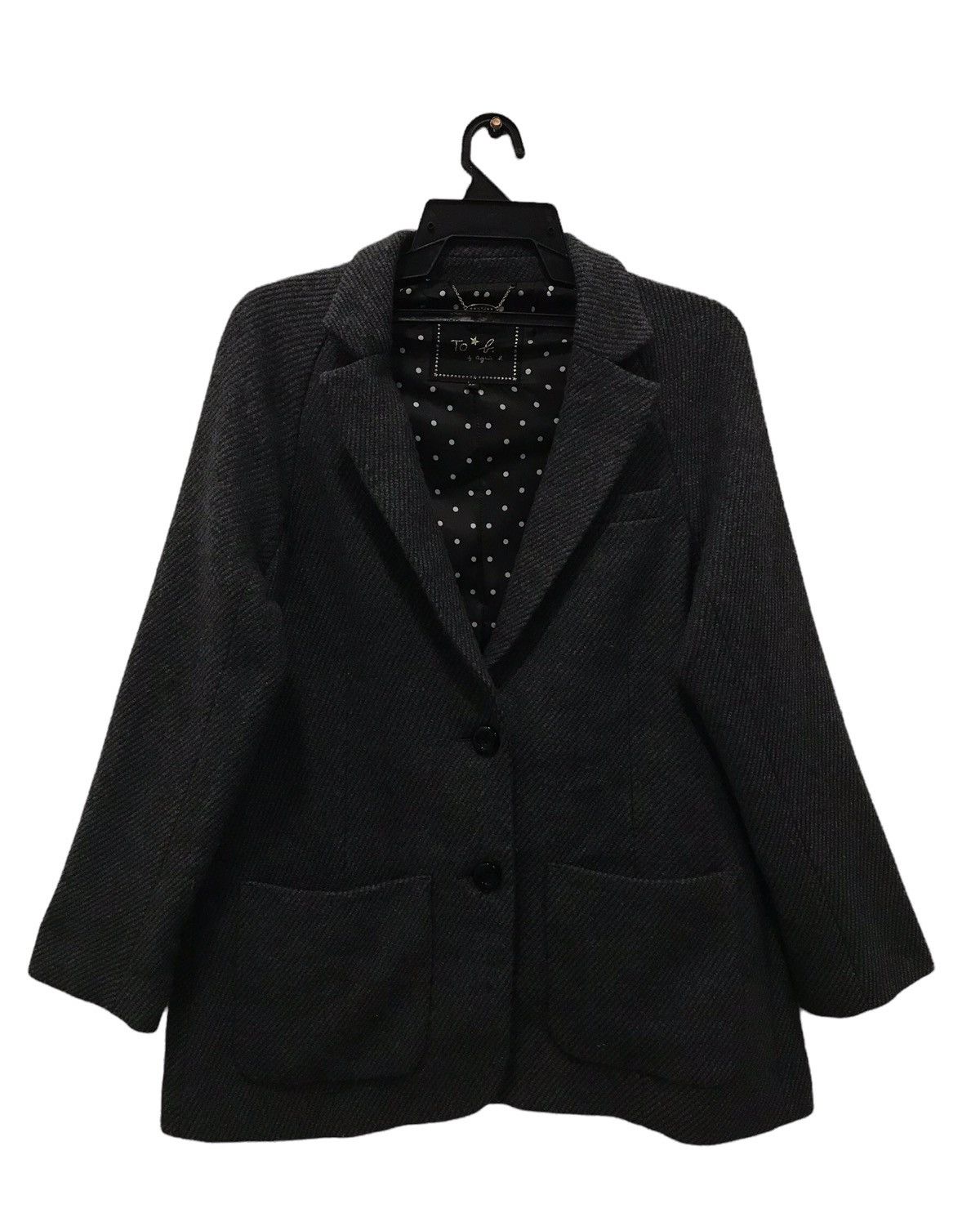 image of Designer To L By Again Blazer Coat in Grey, Men's (Size Medium)