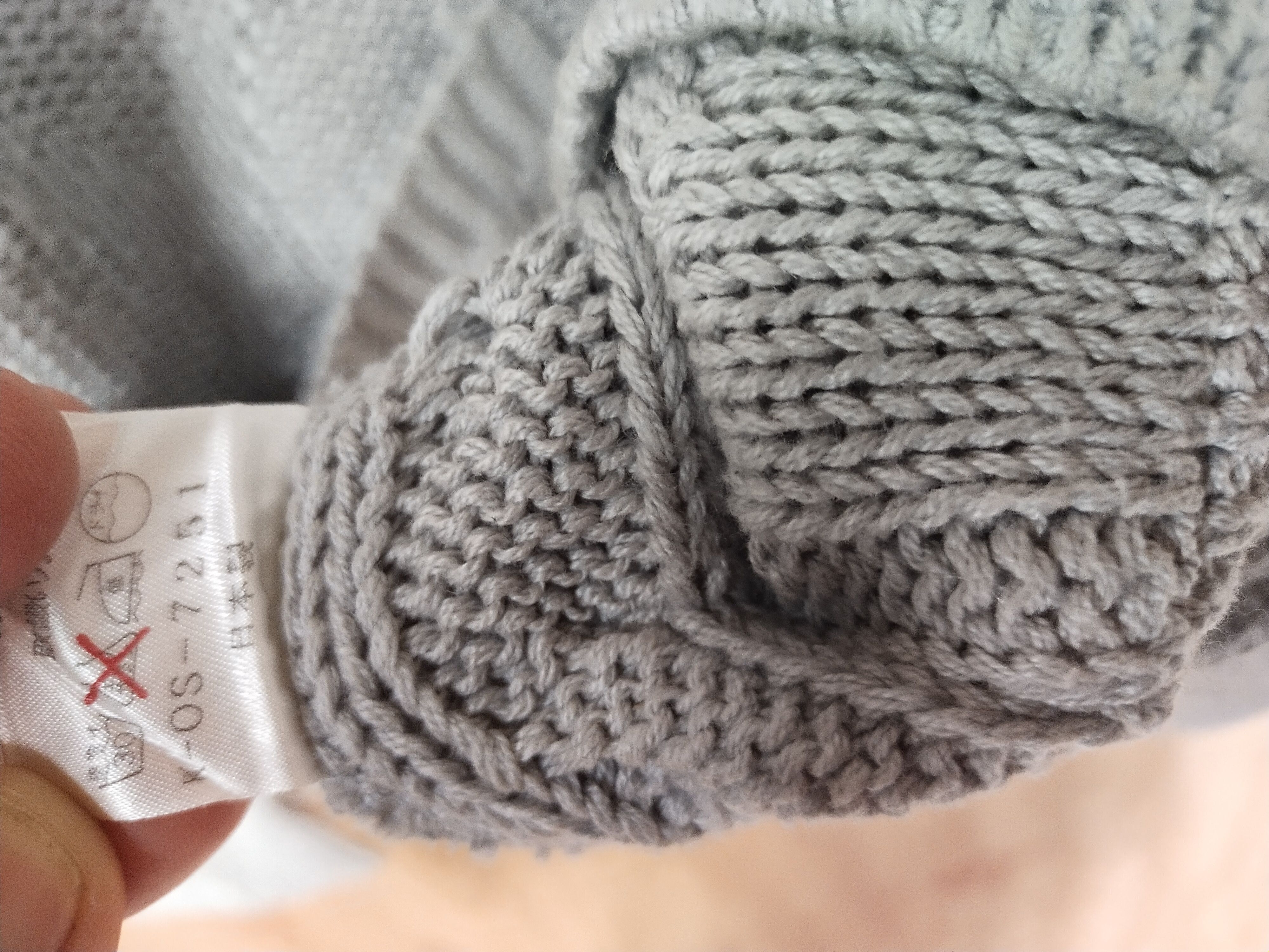 Vintage Miki jovial gray cardigan aran isle cable knitwear #S070 Size US M / EU 48-50 / 2 - 10 Thumbnail