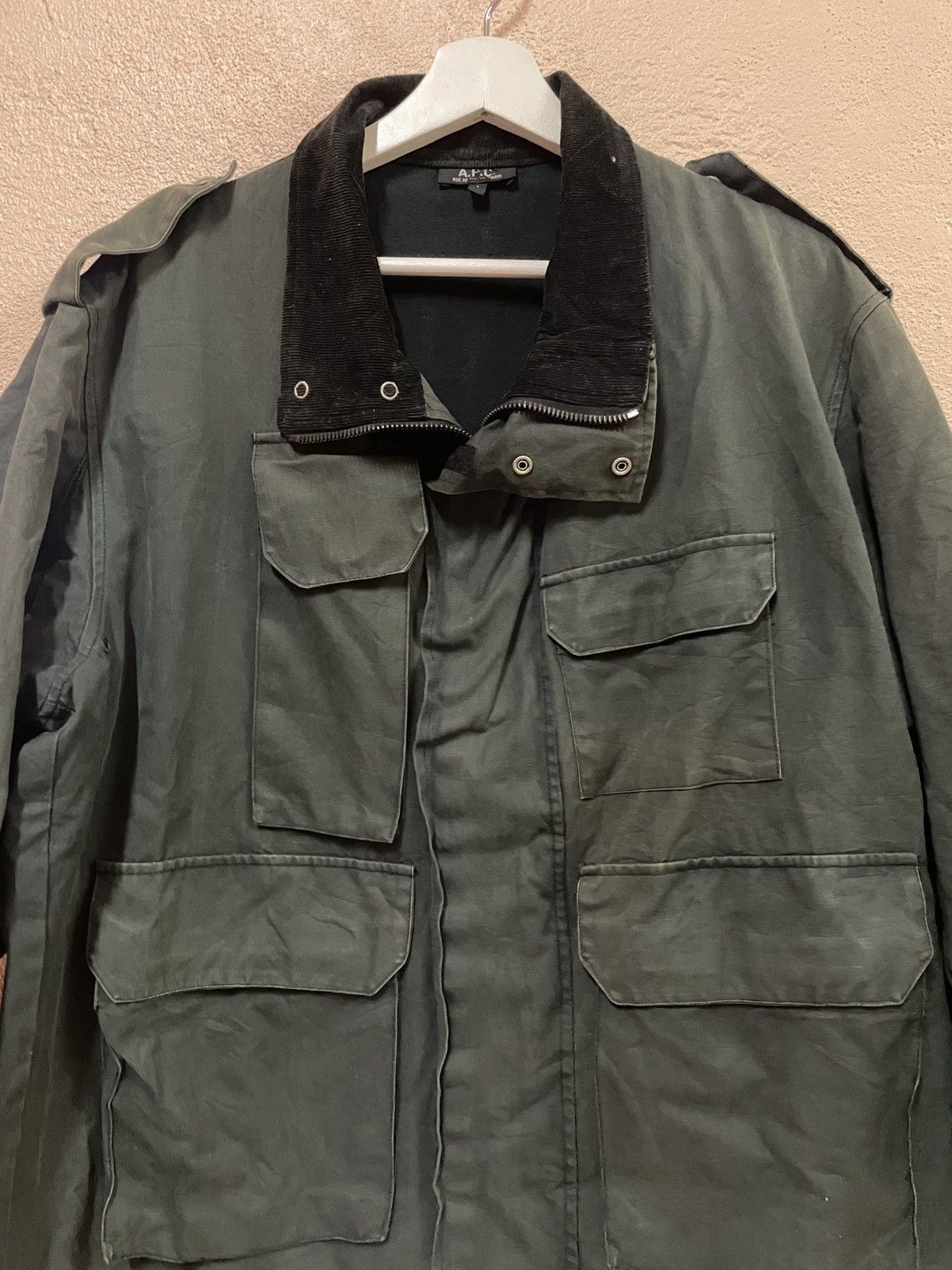 A.P.C. A.P.C. France designer Military Tactical Jacket menswear Size US L / EU 52-54 / 3 - 8 Thumbnail