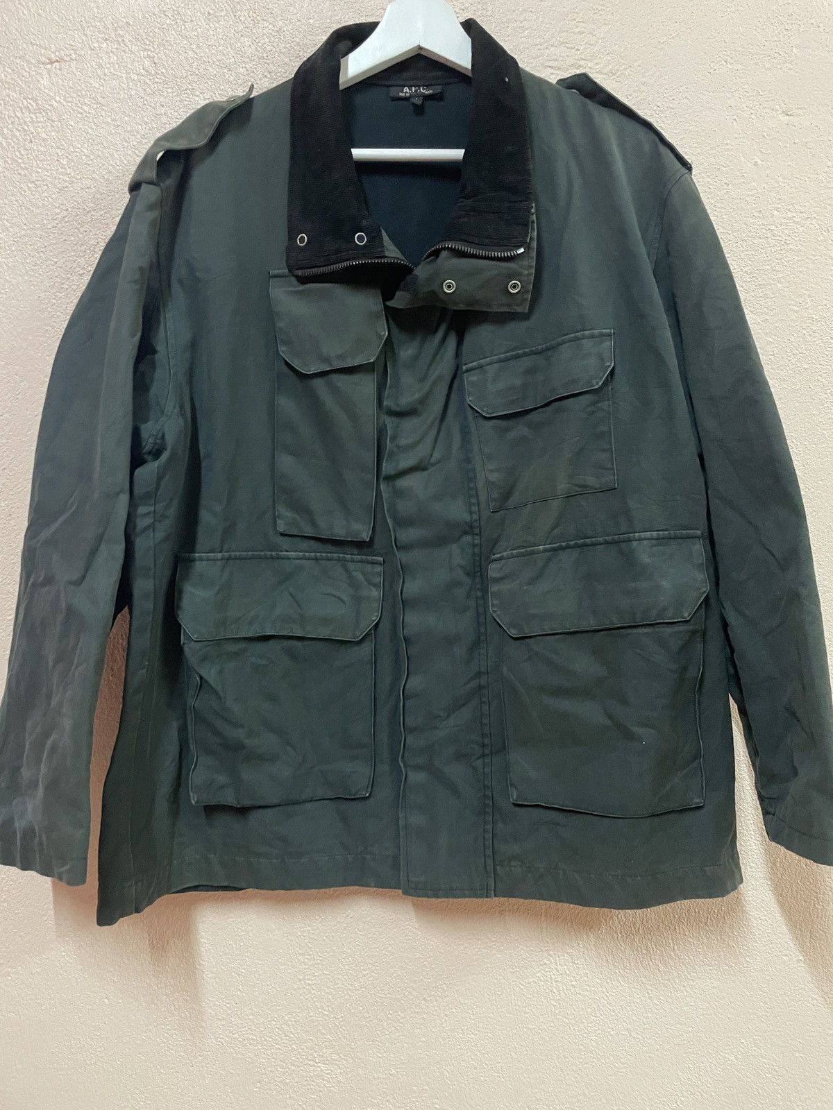 A.P.C. A.P.C. France designer Military Tactical Jacket menswear Size US L / EU 52-54 / 3 - 3 Thumbnail