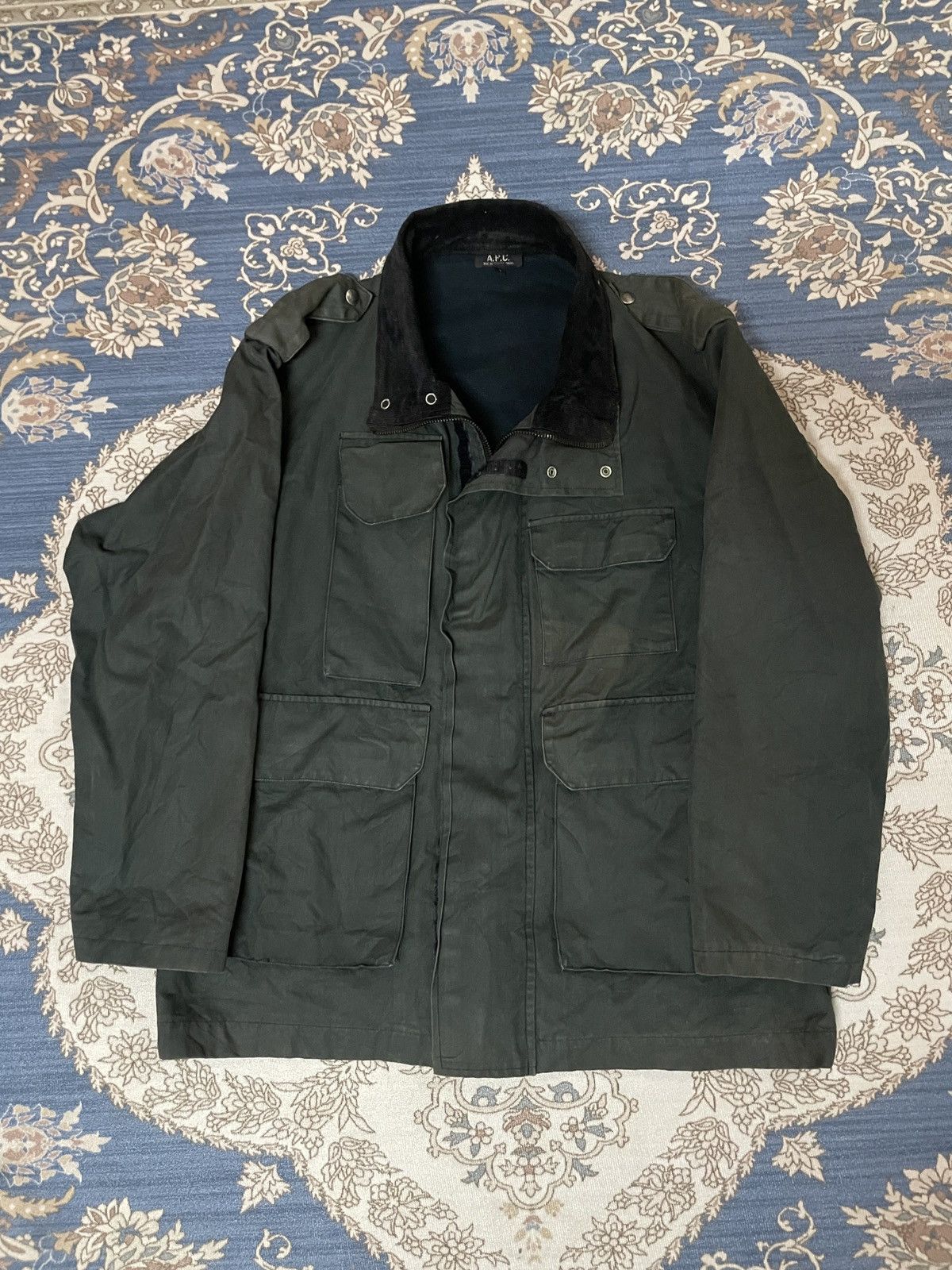 A.P.C. A.P.C. France designer Military Tactical Jacket menswear Size US L / EU 52-54 / 3 - 2 Thumbnail