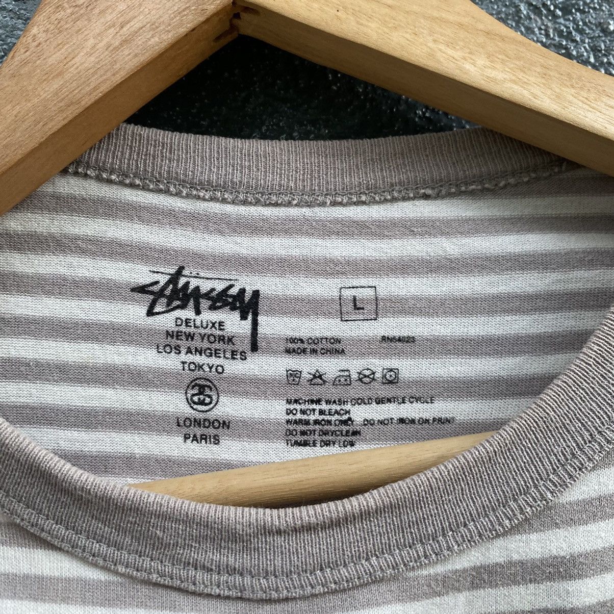 Stussy Stussy Deluxe Longsleeve Pocket ERD GRUNGE VINTAGE TEE Size US L / EU 52-54 / 3 - 4 Thumbnail