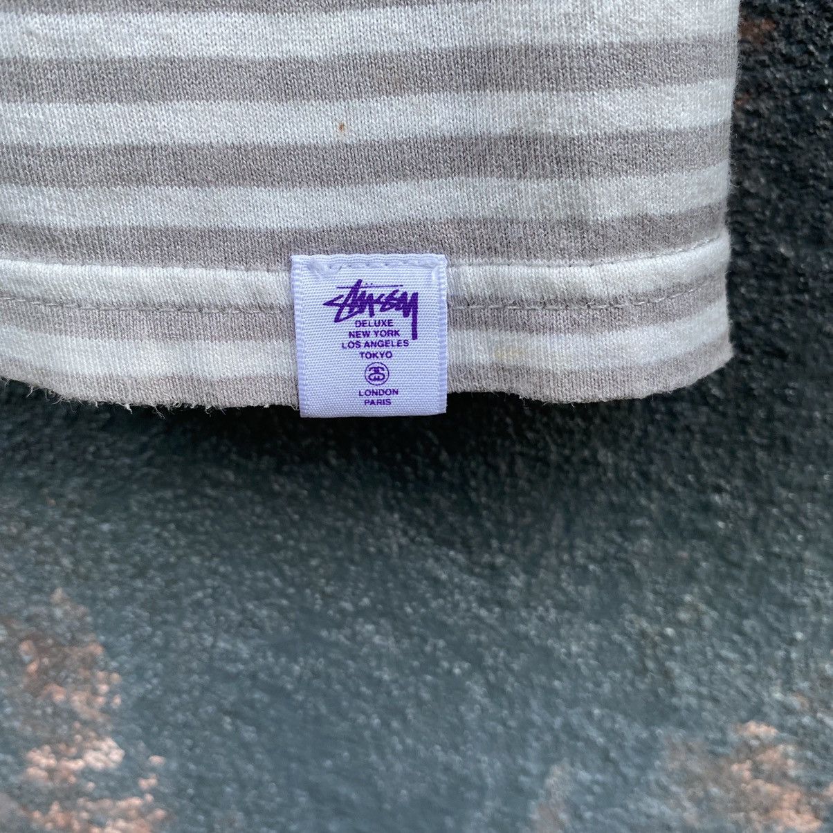 Stussy Stussy Deluxe Longsleeve Pocket ERD GRUNGE VINTAGE TEE Size US L / EU 52-54 / 3 - 5 Thumbnail