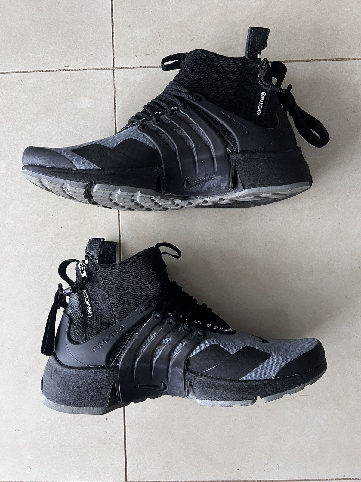Acronym × Nike Acronym X Air Presto Mid ‘Cool Grey’ Size US 9 / EU 42 - 2 Thumbnail