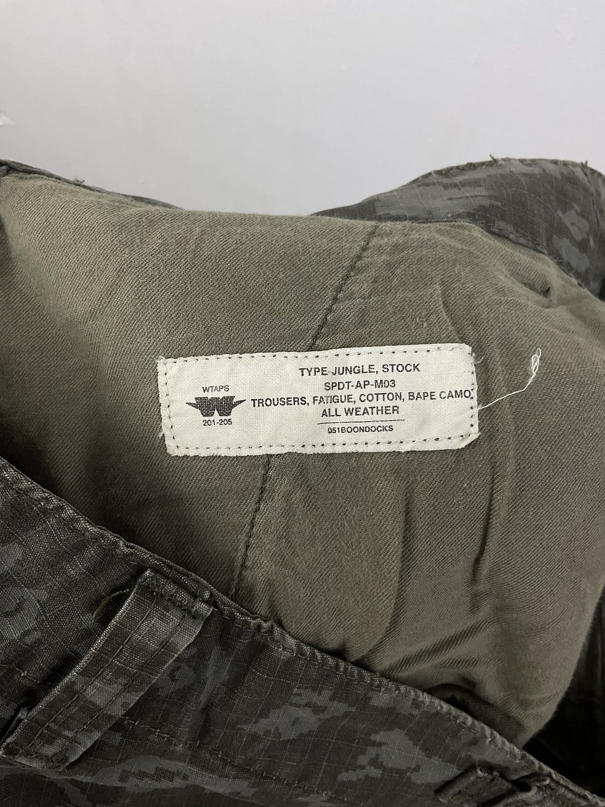Bape × Wtaps Bape x Wtaps Digi Camo Cargo Pants Size US 34 / EU 50 - 17 Thumbnail