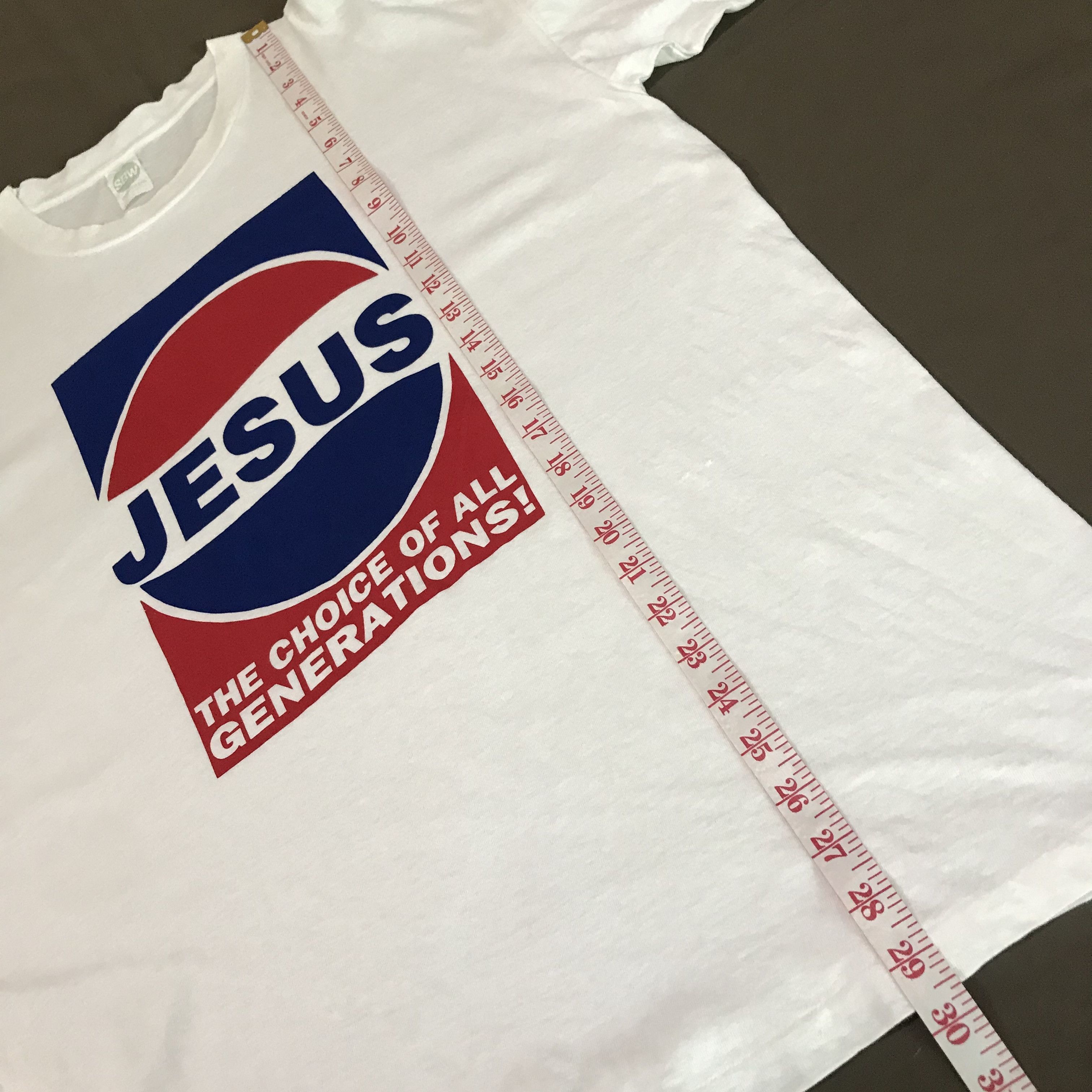 Vintage Vintage 90s Jesus The Choice Of all Genaration Parody Tee Size US XL / EU 56 / 4 - 11 Thumbnail