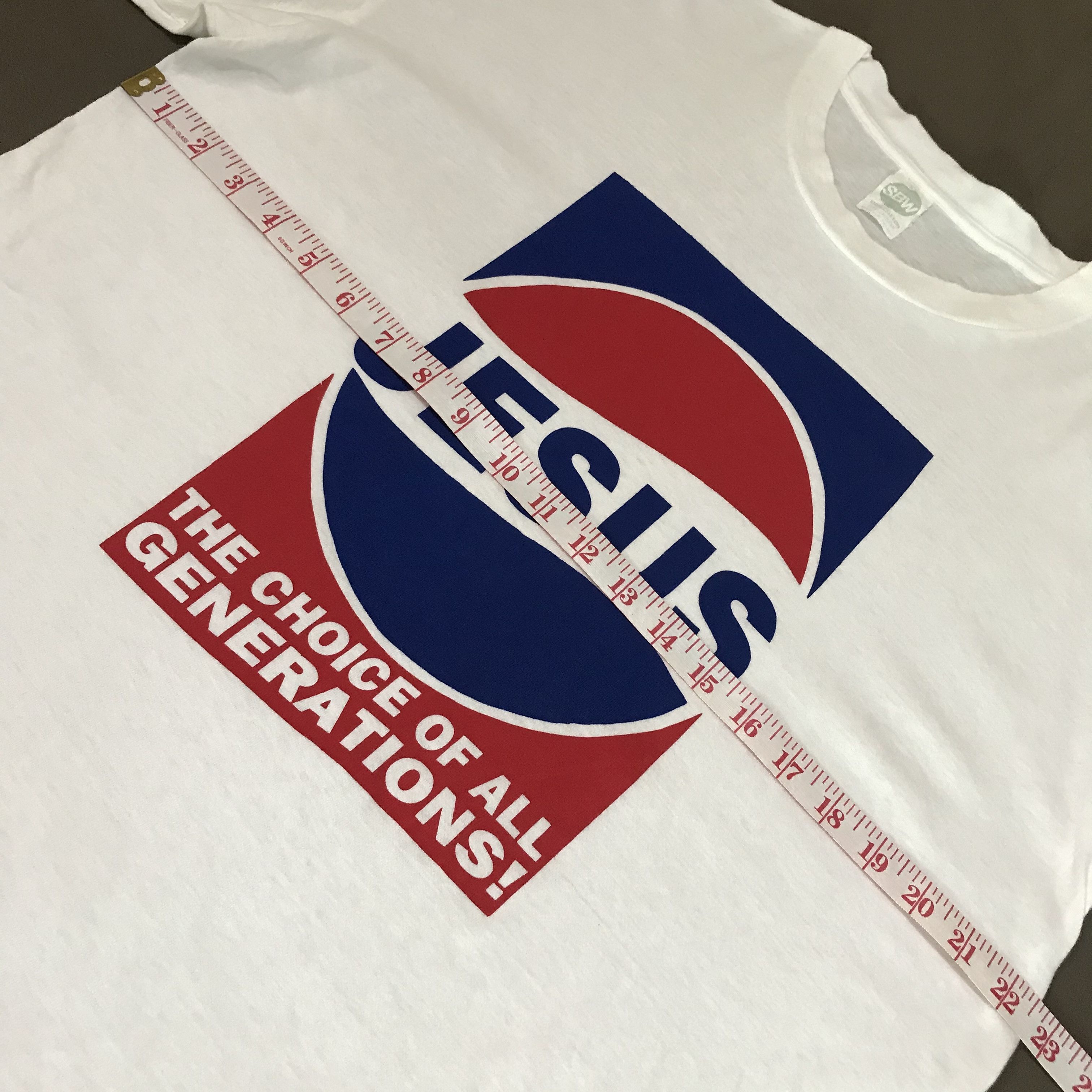 Vintage Vintage 90s Jesus The Choice Of all Genaration Parody Tee Size US XL / EU 56 / 4 - 10 Thumbnail