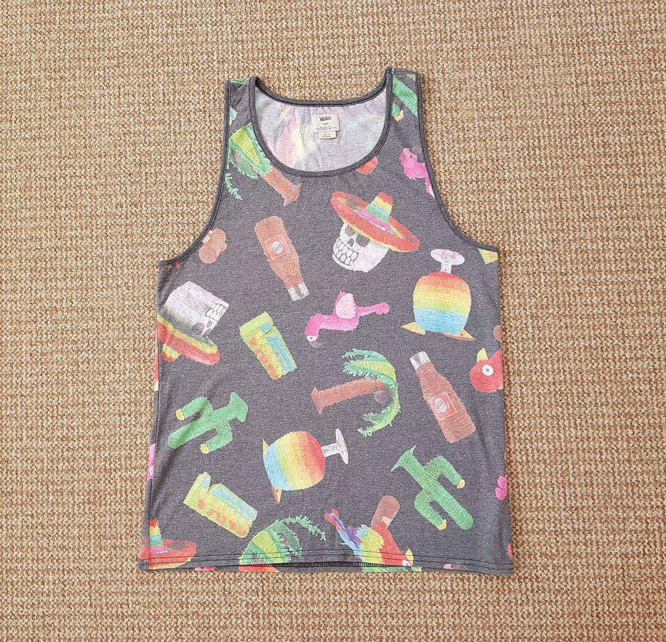 Vans Vans tank top t shirt Size US L / EU 52-54 / 3 - 1 Thumbnail