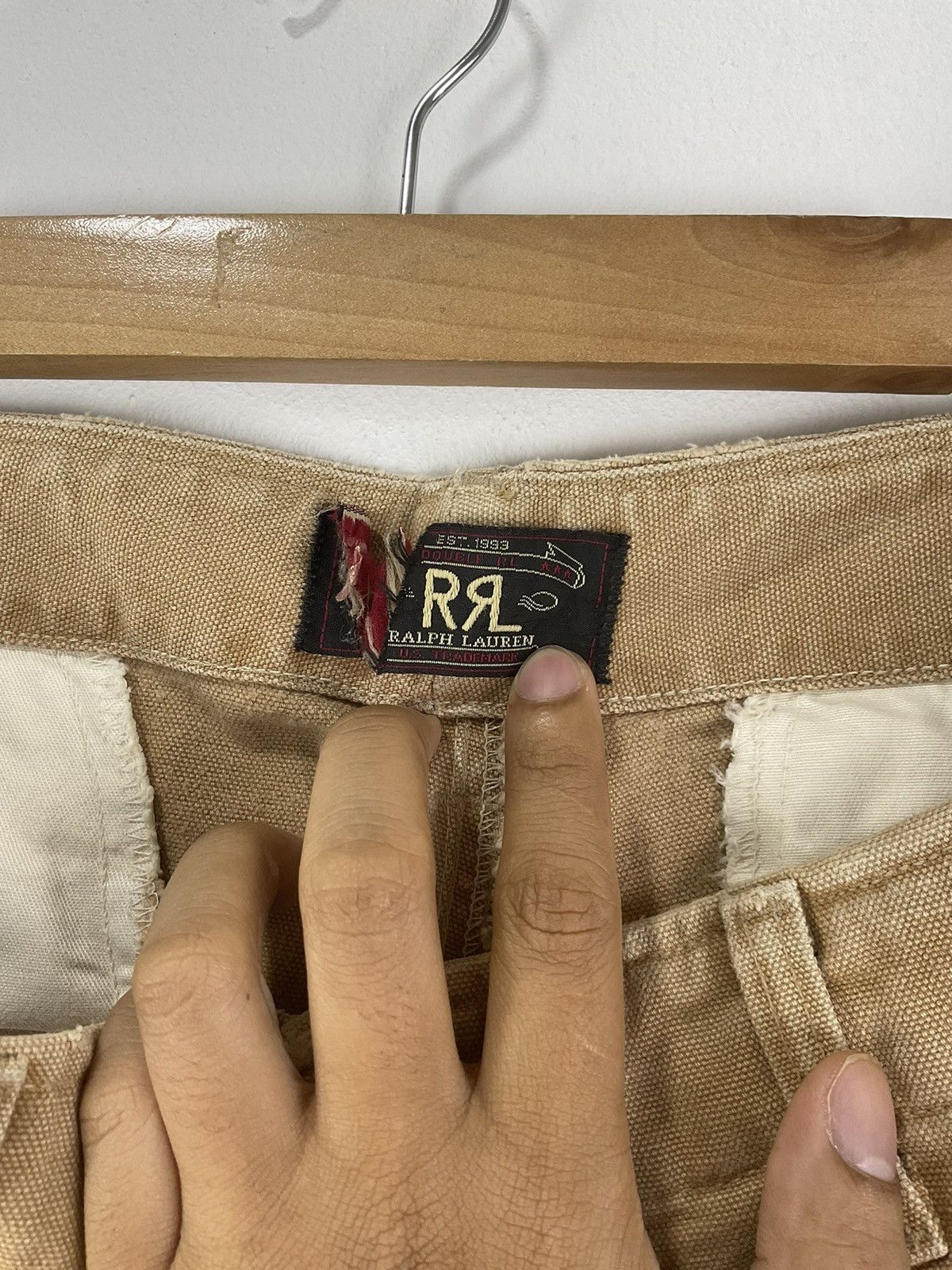 RRL Ralph Lauren Ralph Lauren RRL Denim Cargo Pants Size US 32 / EU 48 - 11 Thumbnail