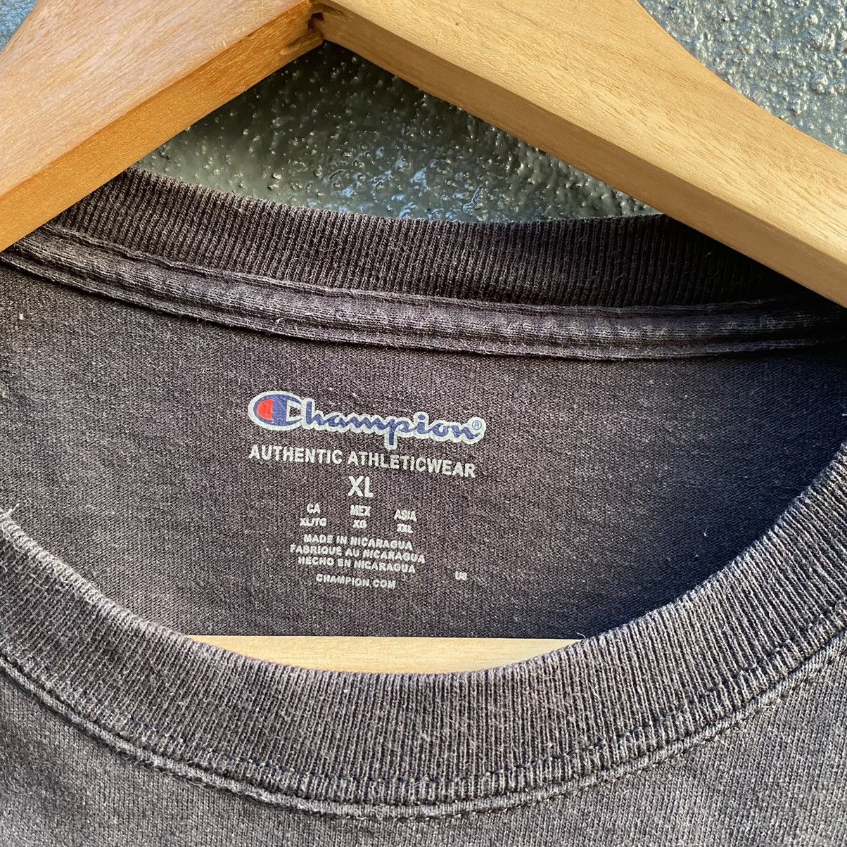 Champion Thrashed Faded Vintage Champion ERD GRUNGE PLAIN Tee Size US XL / EU 56 / 4 - 4 Thumbnail