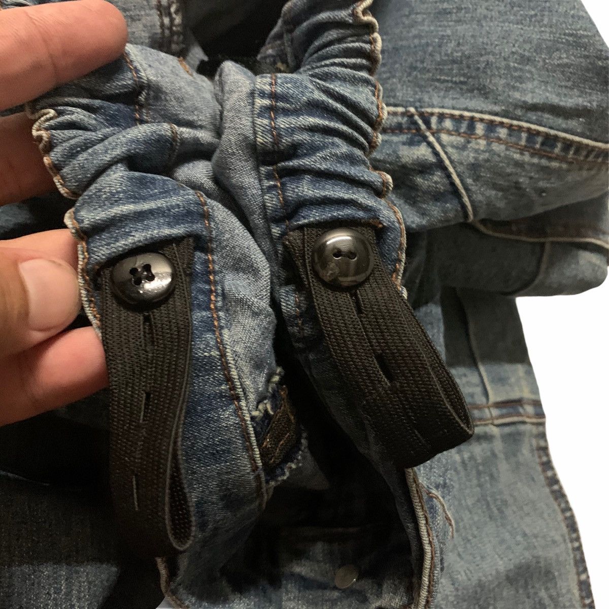 Japanese Brand Flare Pant Bootcut Denim Cargo Pant Size US 32 / EU 48 - 6 Thumbnail