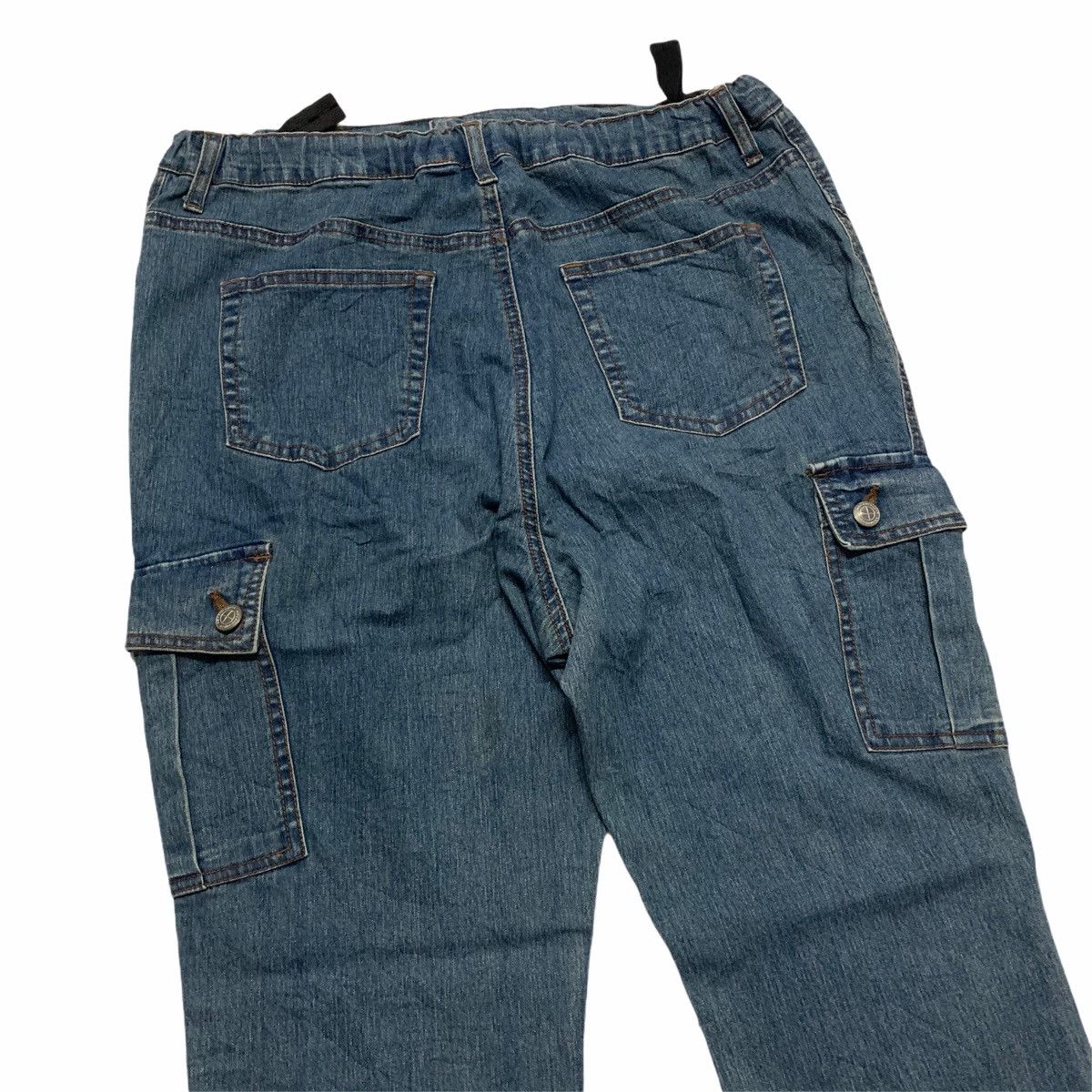 Japanese Brand Flare Pant Bootcut Denim Cargo Pant Size US 32 / EU 48 - 8 Thumbnail