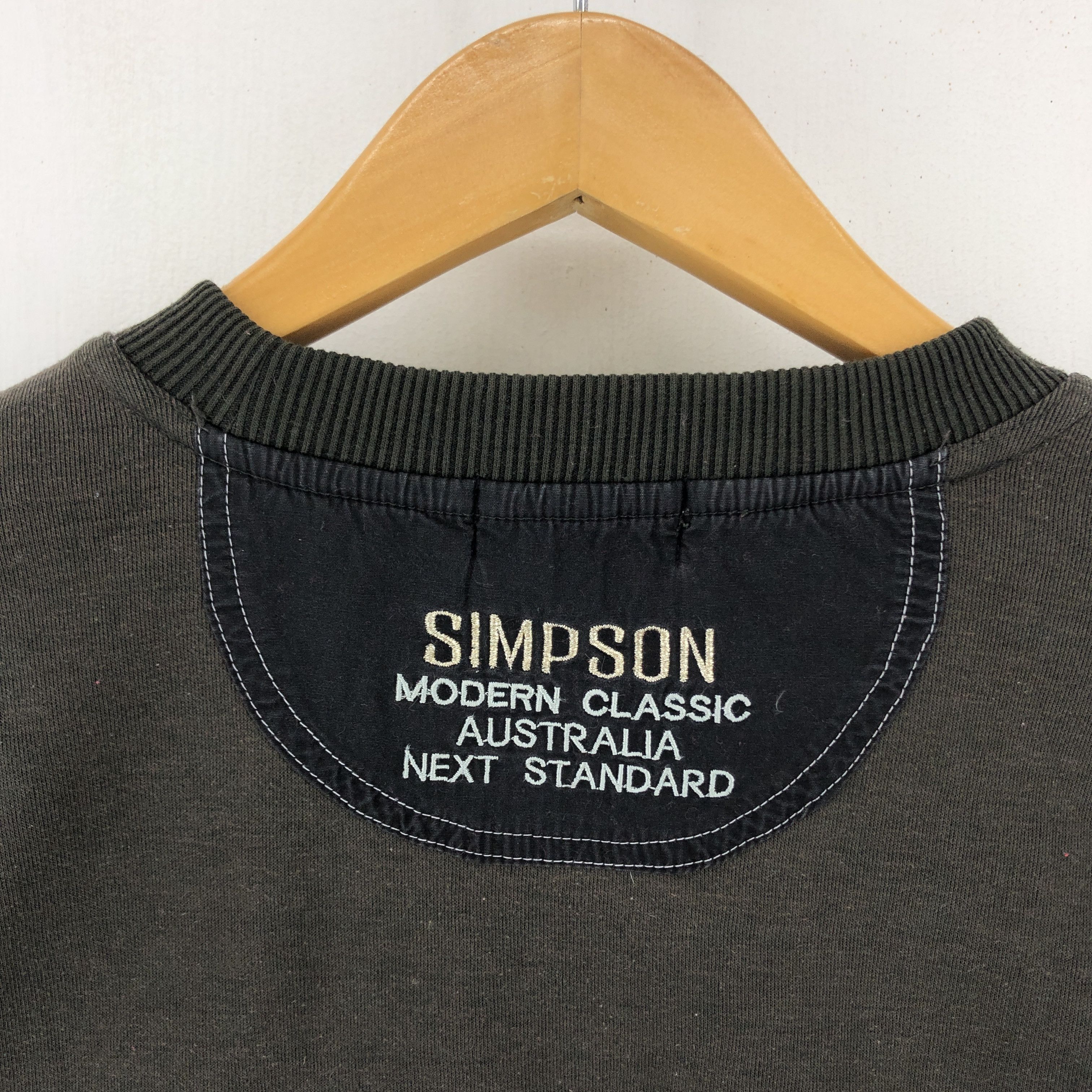 Japanese Brand SIMPSON Crew Neck Sweatshirt #1839-51 Size US M / EU 48-50 / 2 - 5 Thumbnail