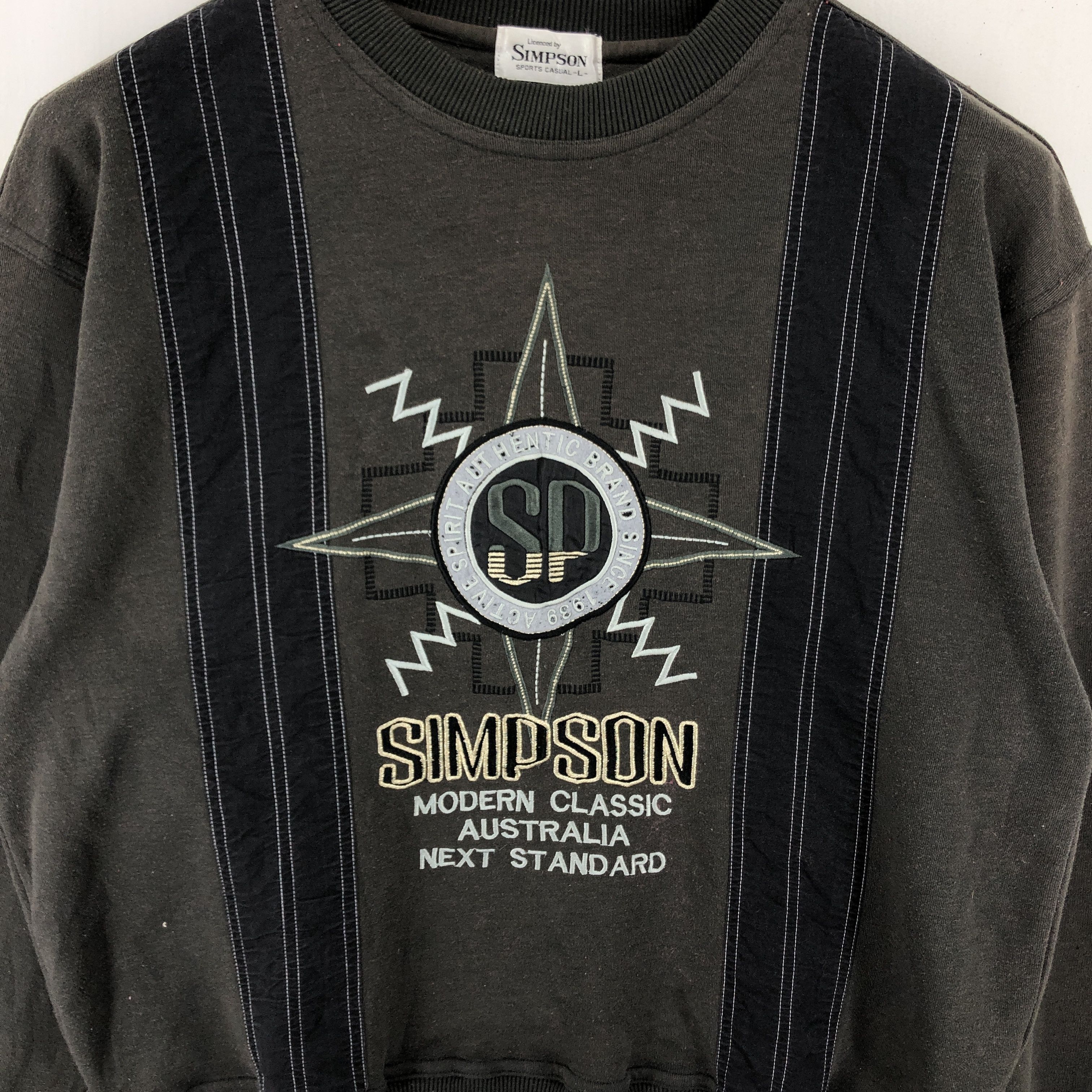 Japanese Brand SIMPSON Crew Neck Sweatshirt #1839-51 Size US M / EU 48-50 / 2 - 2 Thumbnail