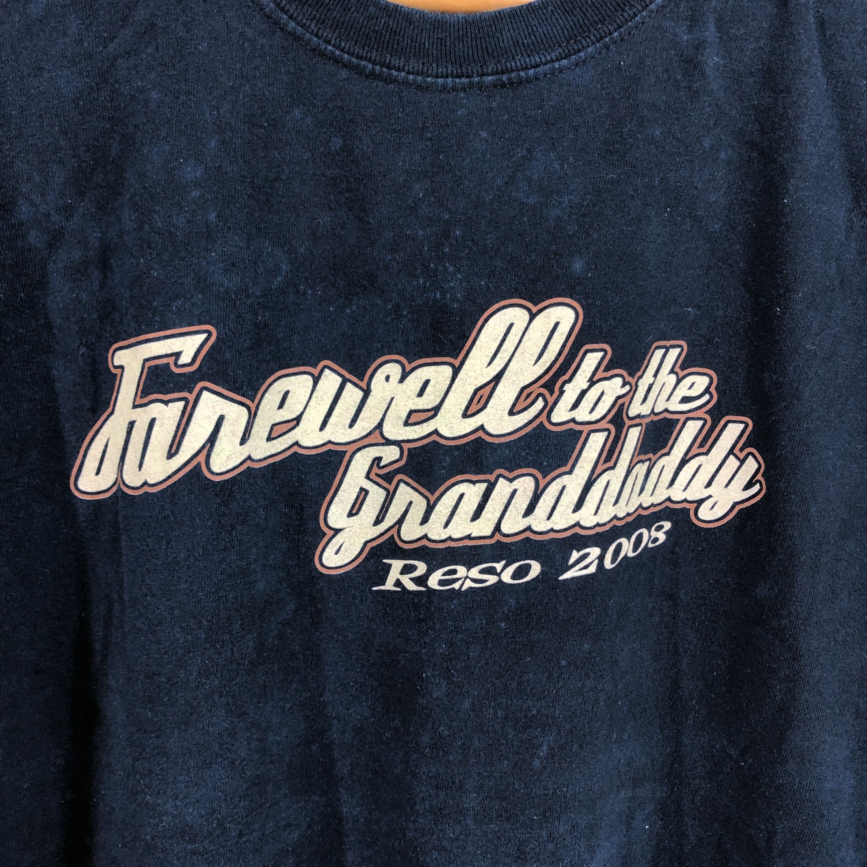 Gildan FAREWELL GRANDDADDY Crew Neck T Shirt #017-01 Size US L / EU 52-54 / 3 - 4 Thumbnail