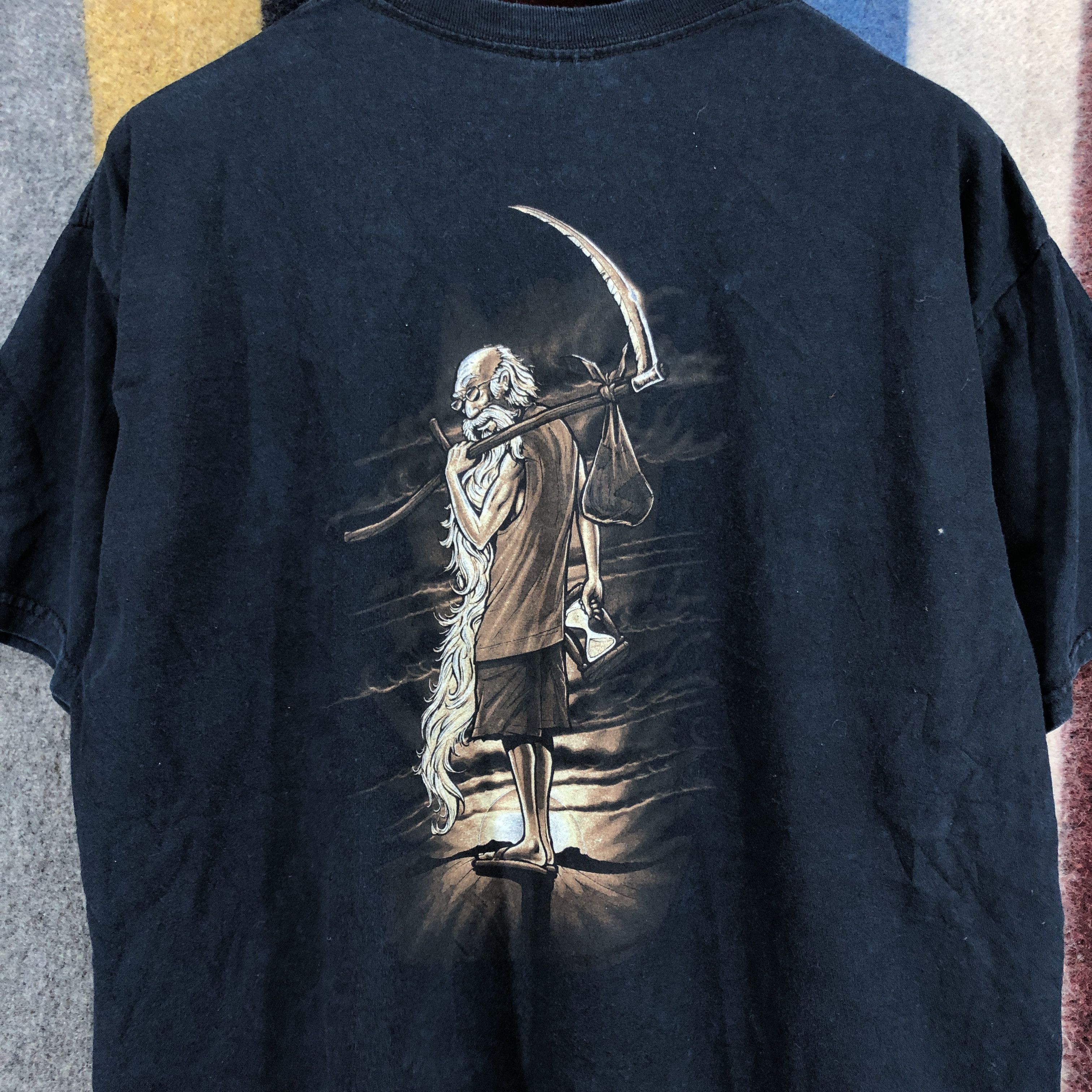 Gildan FAREWELL GRANDDADDY Crew Neck T Shirt #017-01 Size US L / EU 52-54 / 3 - 2 Thumbnail
