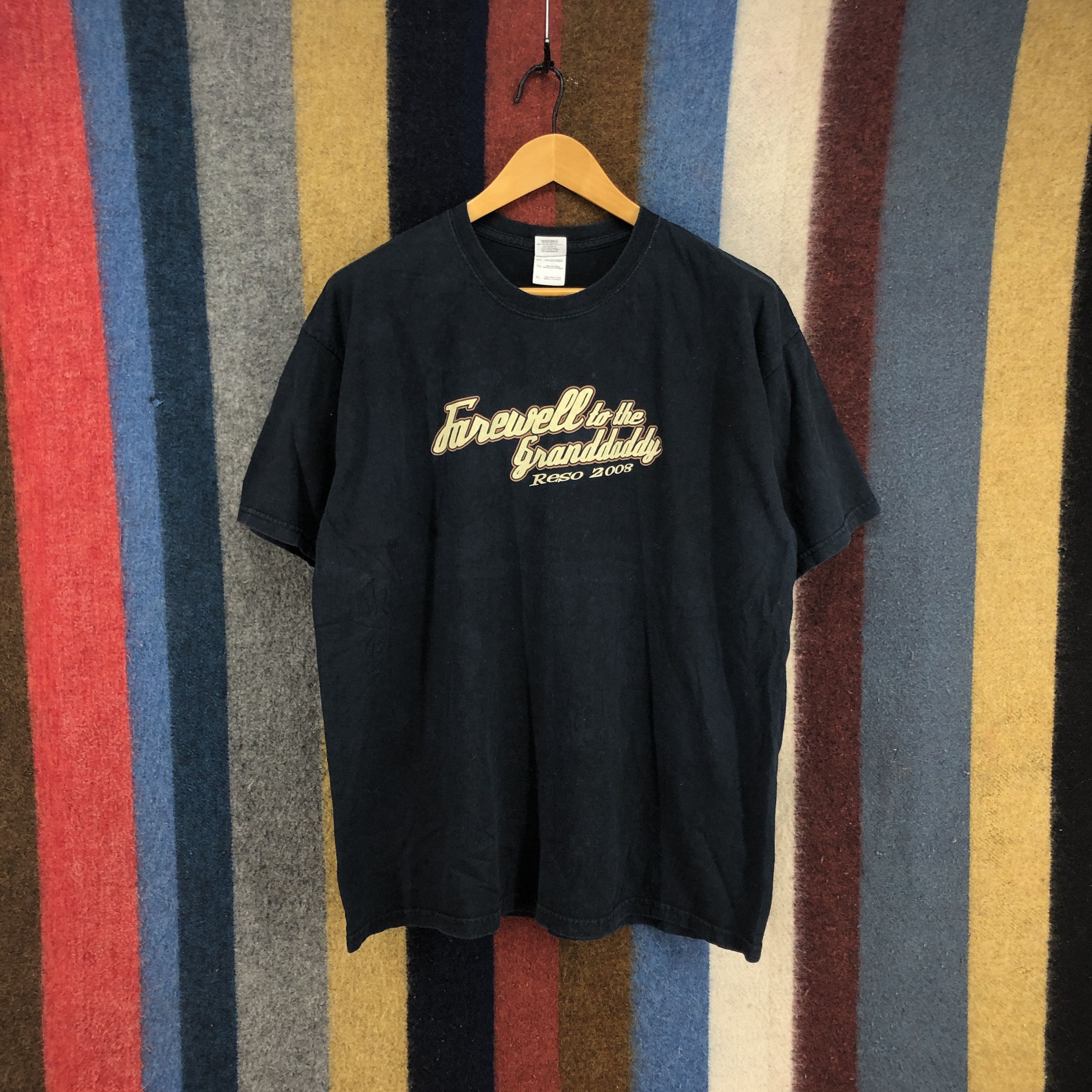 Gildan FAREWELL GRANDDADDY Crew Neck T Shirt #017-01 Size US L / EU 52-54 / 3 - 3 Thumbnail