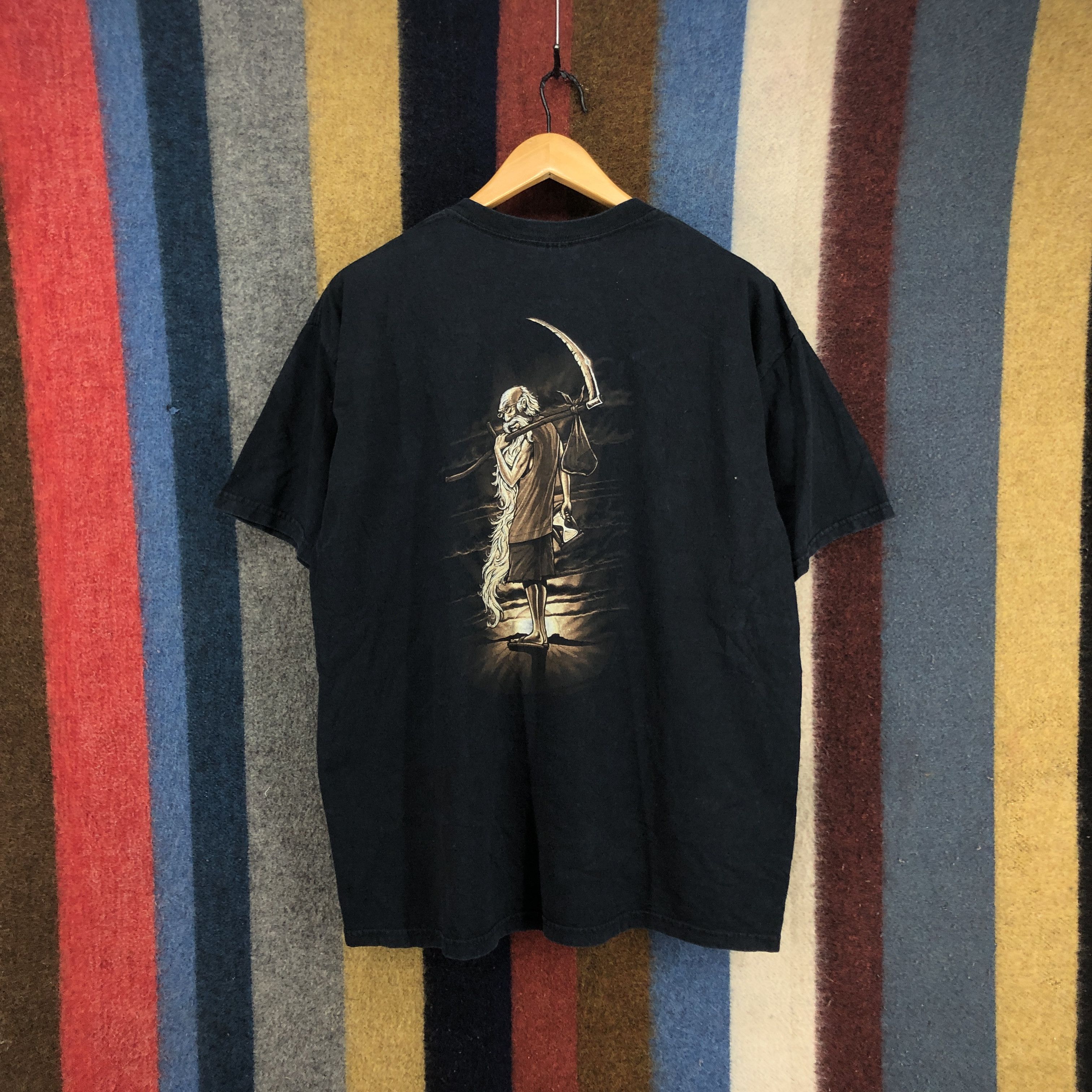 Gildan FAREWELL GRANDDADDY Crew Neck T Shirt #017-01 Size US L / EU 52-54 / 3 - 1 Thumbnail