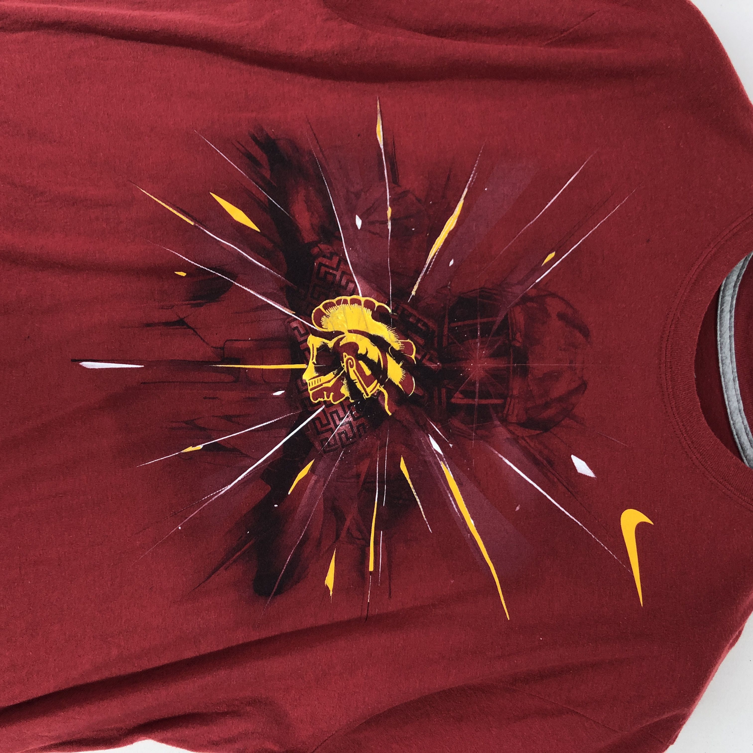Nike NIKE Trojan Crew Neck T Shirt #2092-71 Size US XL / EU 56 / 4 - 2 Thumbnail