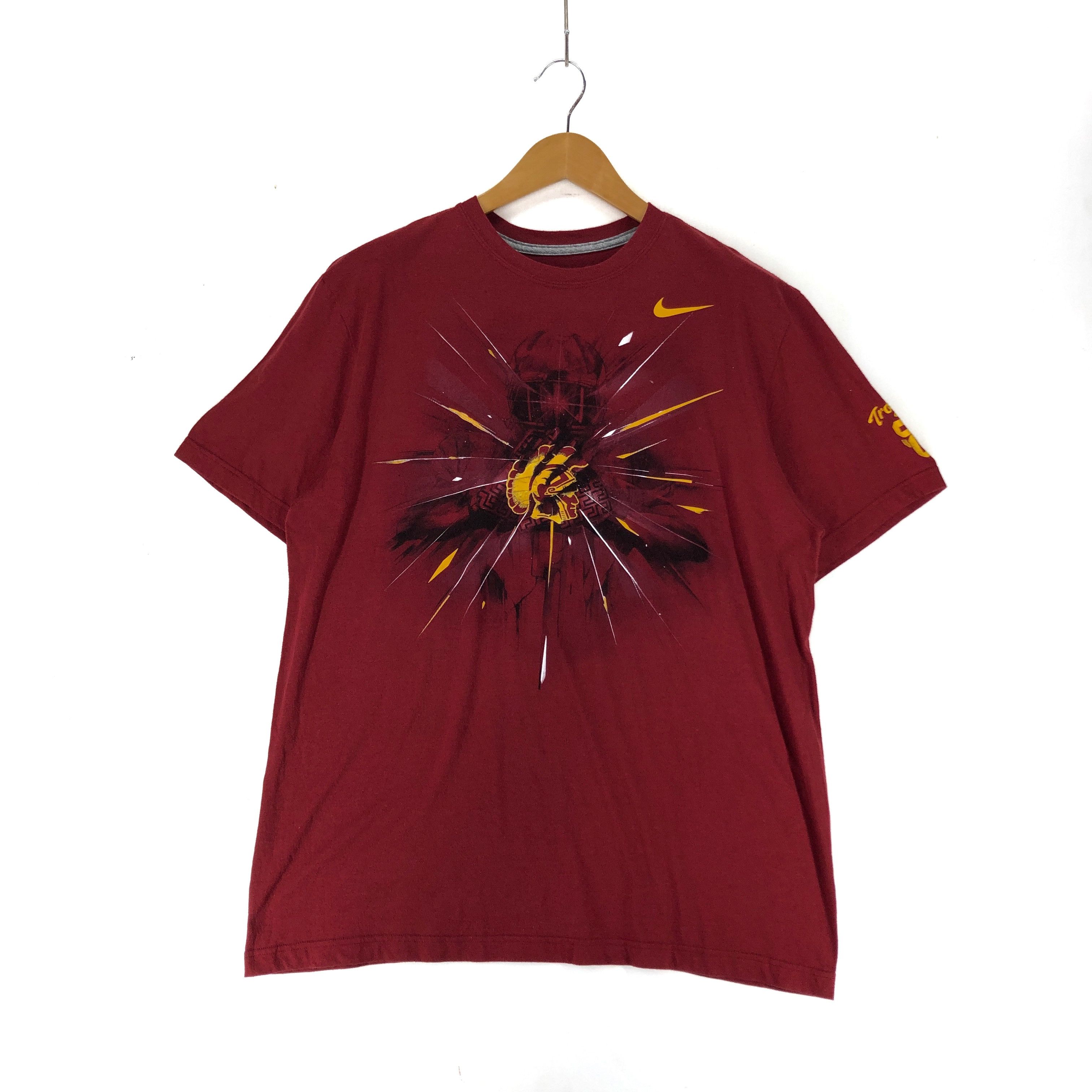 Nike NIKE Trojan Crew Neck T Shirt #2092-71 Size US XL / EU 56 / 4 - 1 Thumbnail