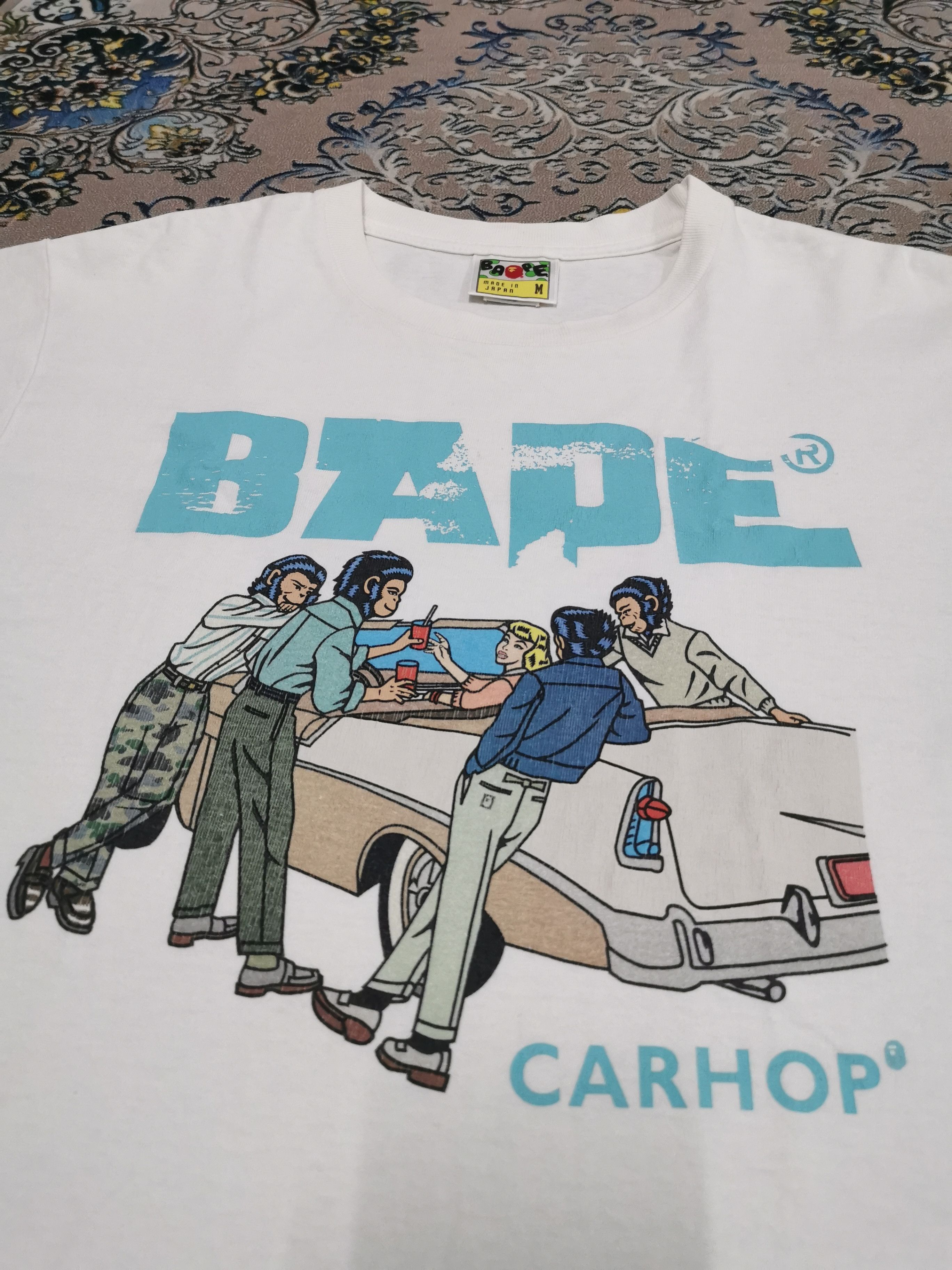 Bape × Japanese Brand × Vintage Bape Tee Size US M / EU 48-50 / 2 - 1 Thumbnail