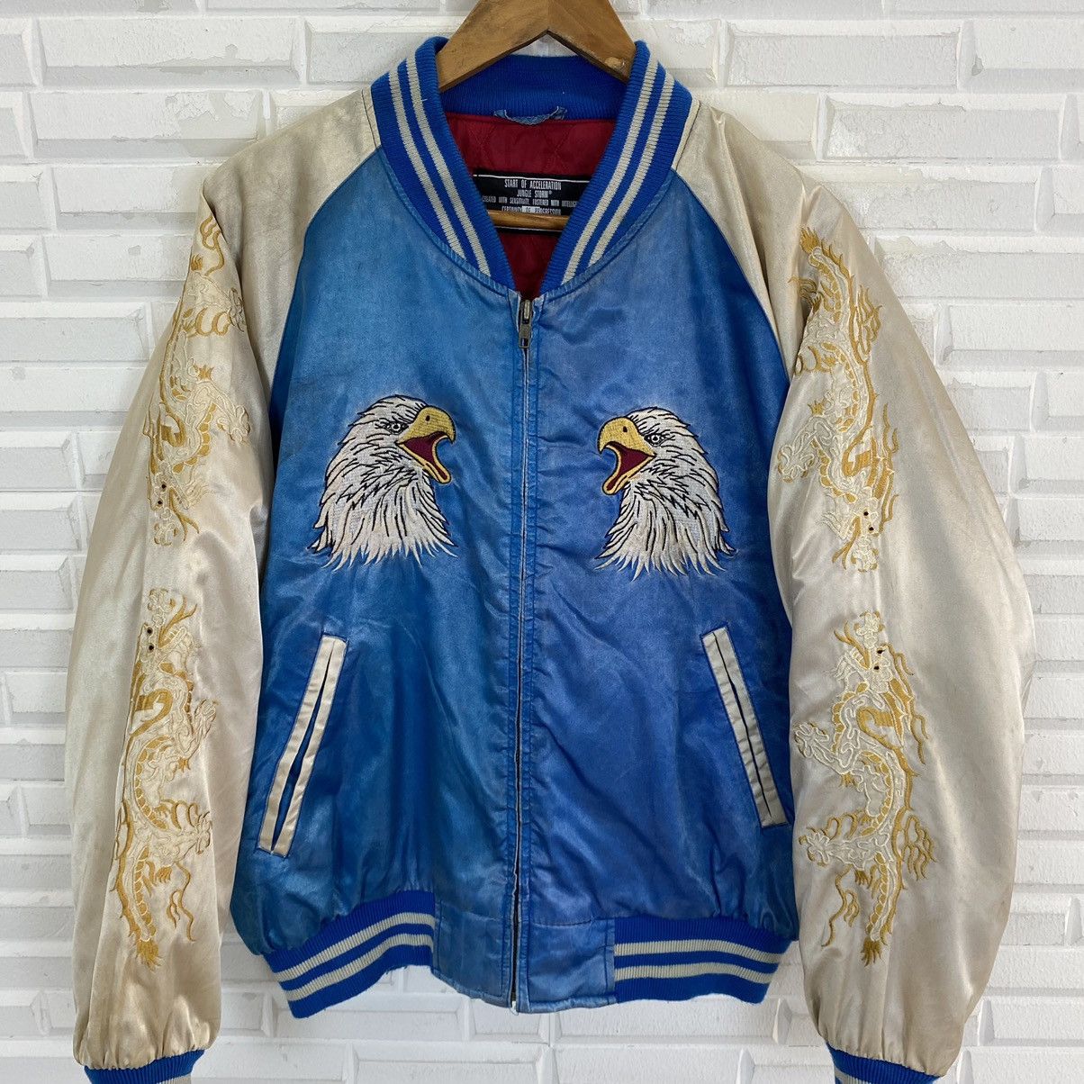 Japanese Brand Sukajan japanese brand embroidered logo jacket Size US L / EU 52-54 / 3 - 5 Thumbnail