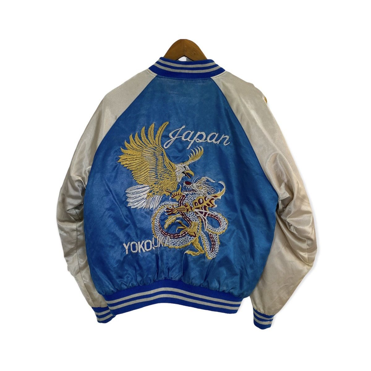 Japanese Brand Sukajan japanese brand embroidered logo jacket Size US L / EU 52-54 / 3 - 1 Thumbnail