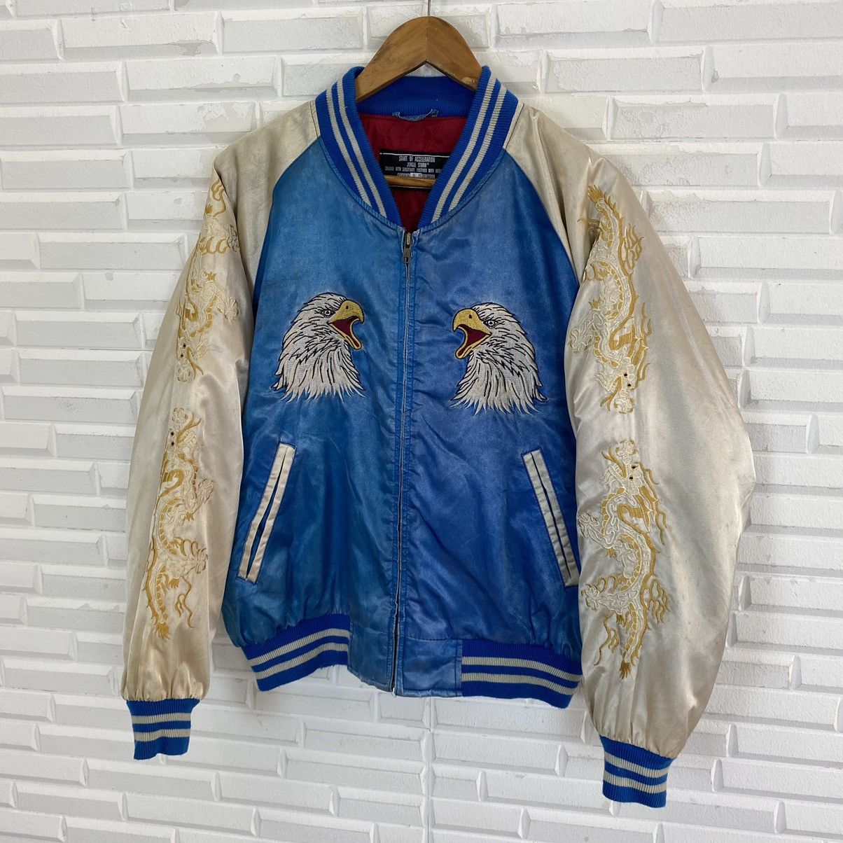 Japanese Brand Sukajan japanese brand embroidered logo jacket Size US L / EU 52-54 / 3 - 4 Thumbnail