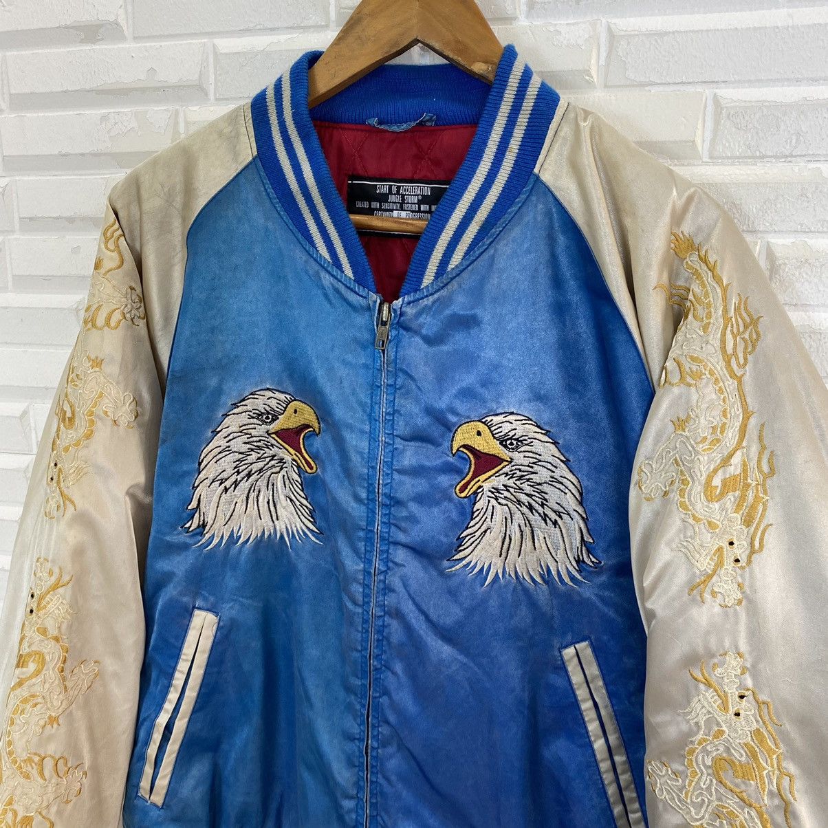 Japanese Brand Sukajan japanese brand embroidered logo jacket Size US L / EU 52-54 / 3 - 6 Thumbnail