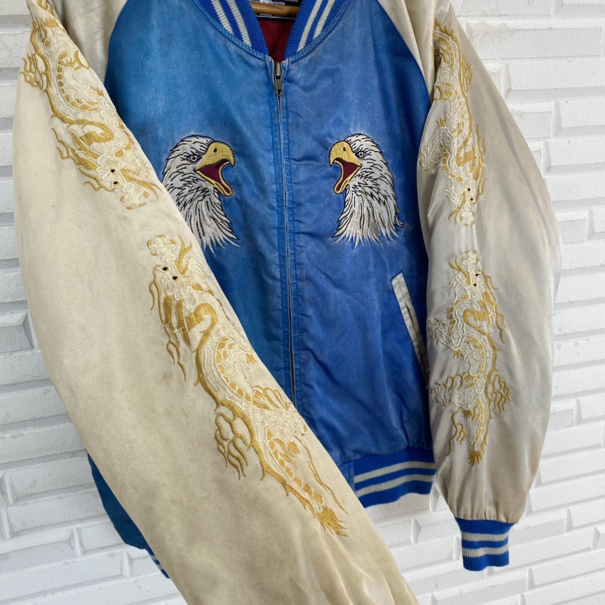 Japanese Brand Sukajan japanese brand embroidered logo jacket Size US L / EU 52-54 / 3 - 8 Thumbnail