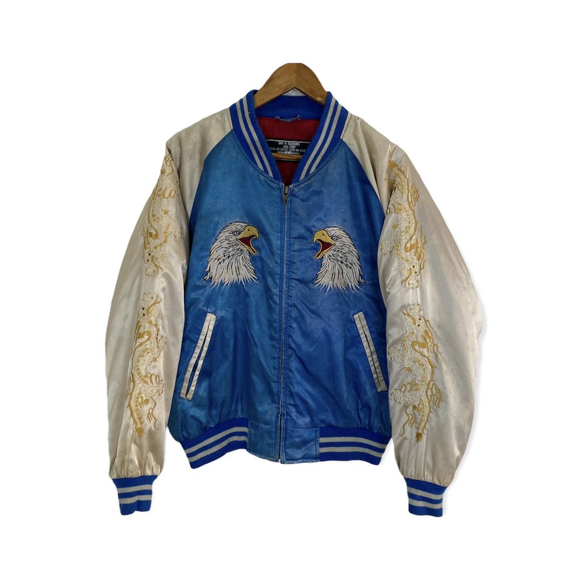 Japanese Brand Sukajan japanese brand embroidered logo jacket Size US L / EU 52-54 / 3 - 2 Thumbnail