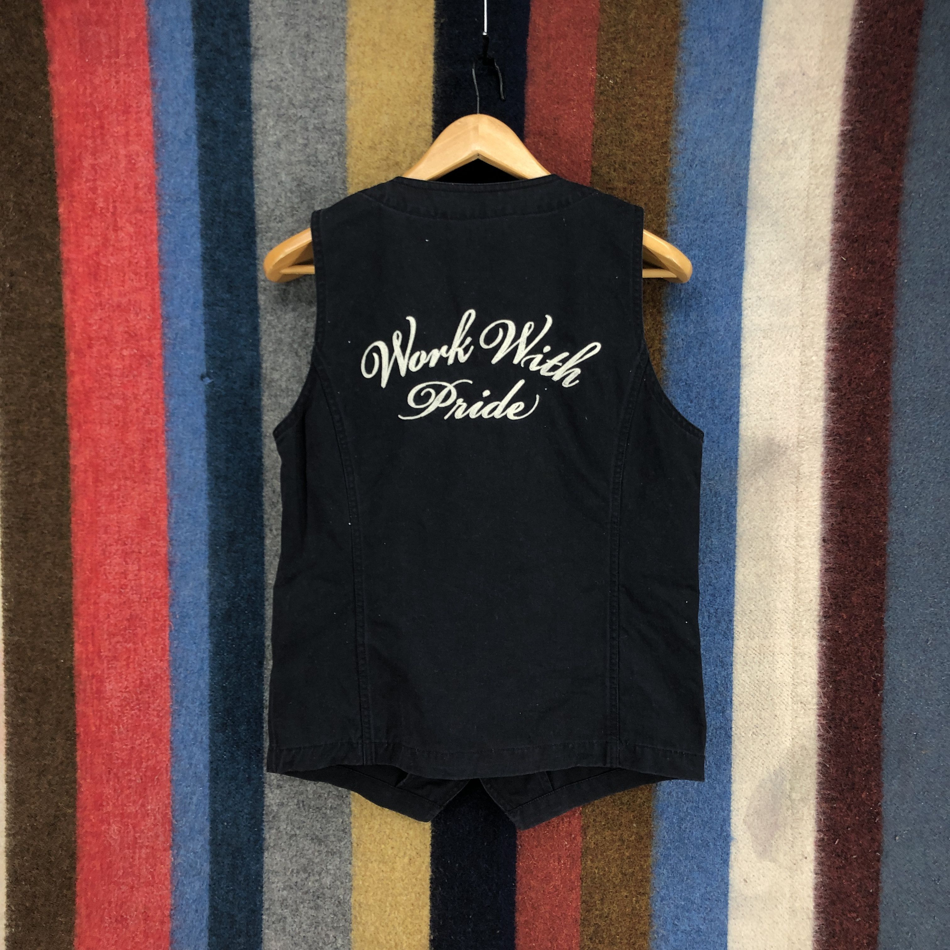 Dickies DICKIES Work With Pride Denim Vest #2787-101 Size US S / EU 44-46 / 1 - 1 Thumbnail