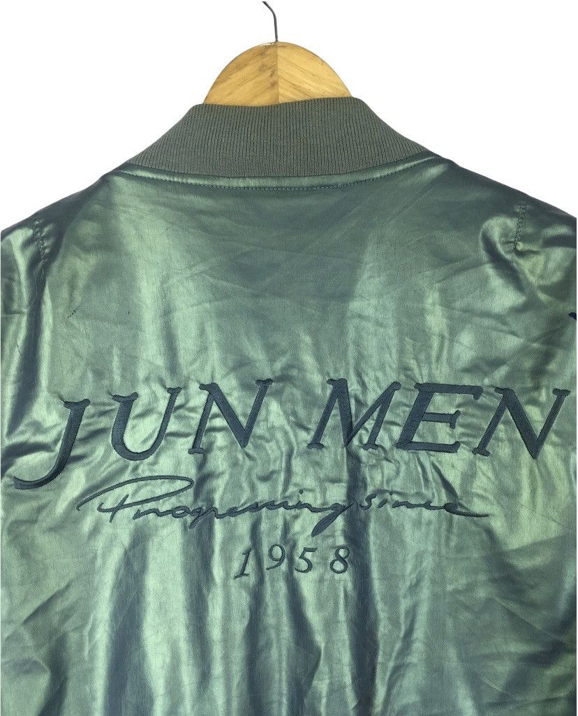Japanese Brand VINTAGE JUN MEN VARSITY JACKET / BOMBER JACKET Size US M / EU 48-50 / 2 - 2 Thumbnail
