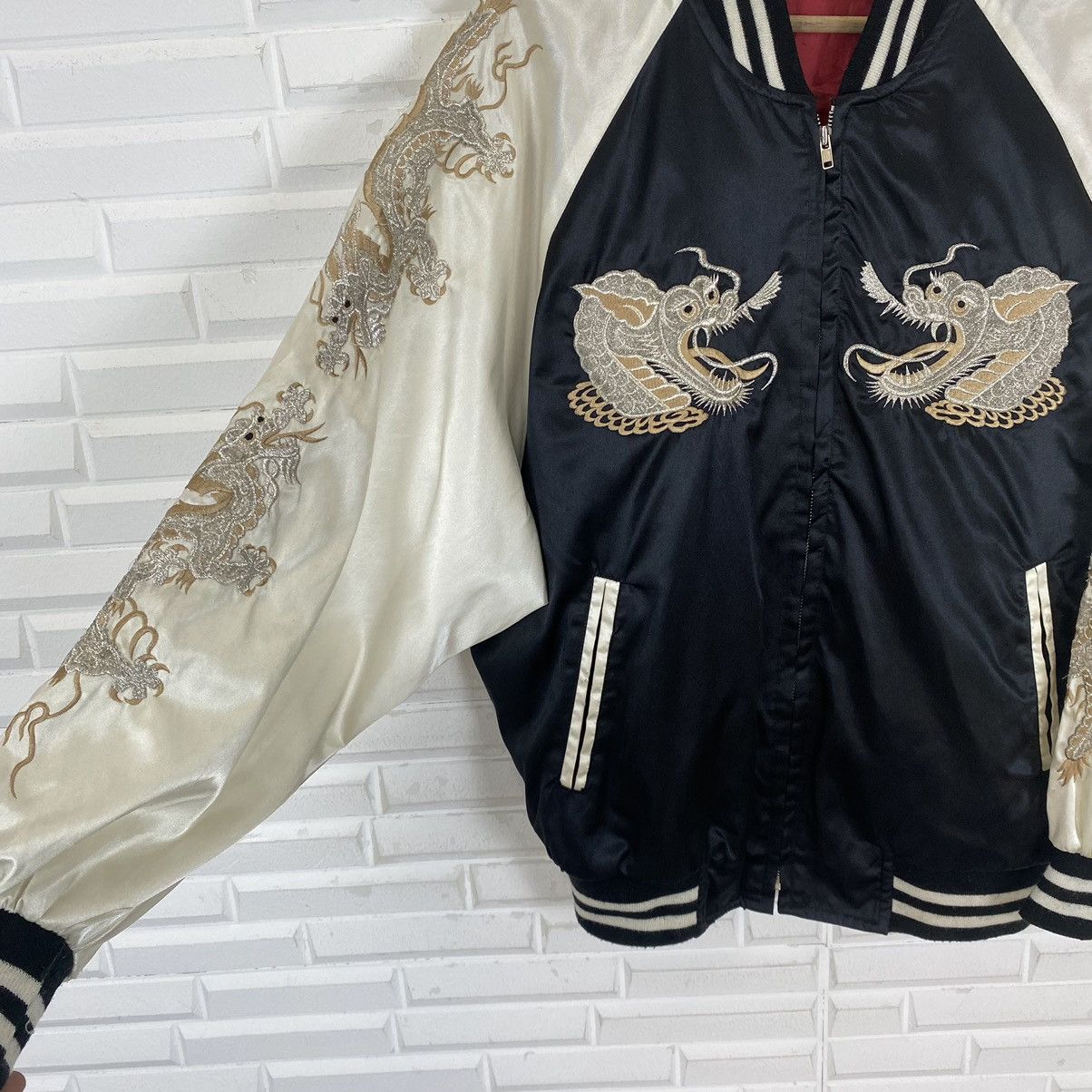 Japanese Brand Nice design Sukajan embroidered logo jacket Size US M / EU 48-50 / 2 - 8 Thumbnail