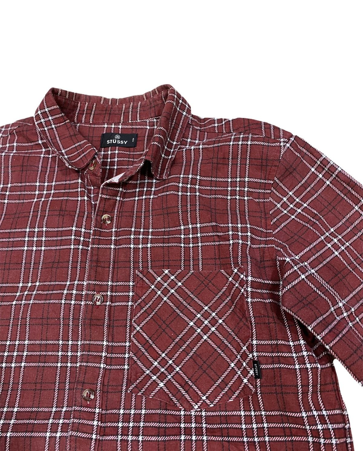 Japanese Brand × Stussy Streetwear Nova Check Stussy Button up shirt Size US S / EU 44-46 / 1 - 3 Thumbnail