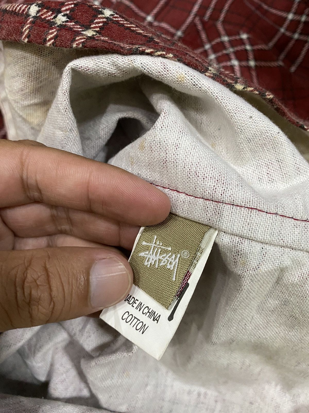 Japanese Brand × Stussy Streetwear Nova Check Stussy Button up shirt Size US S / EU 44-46 / 1 - 7 Thumbnail