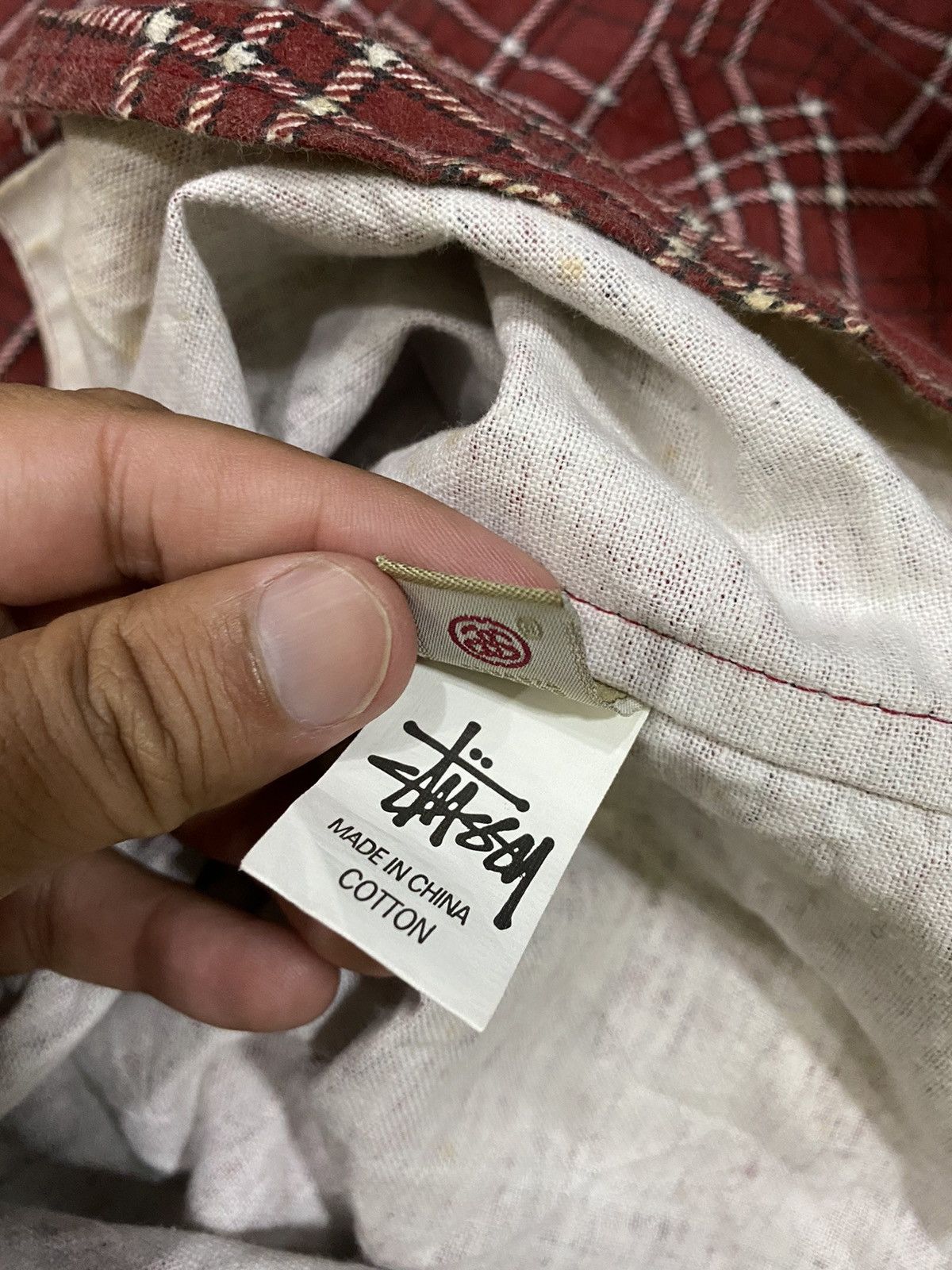 Japanese Brand × Stussy Streetwear Nova Check Stussy Button up shirt Size US S / EU 44-46 / 1 - 8 Thumbnail