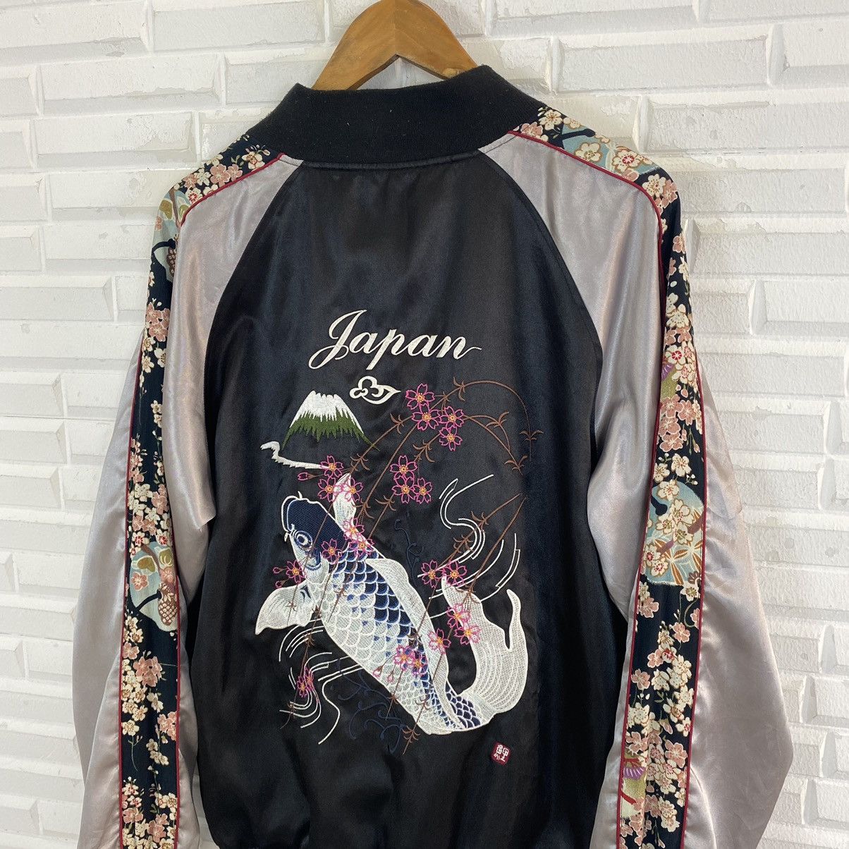 Japanese Brand JAPANESE TRADITIONAL SUKAJAN EMBROIDERED LOGO JACKET Size US M / EU 48-50 / 2 - 7 Thumbnail