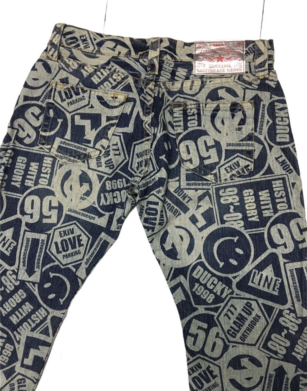 Hysteric Glamour RARE DENIM PANTS FULLPRINT INSPIRE HYSTERIC GLAMOUR Size US 28 / EU 44 - 5 Thumbnail