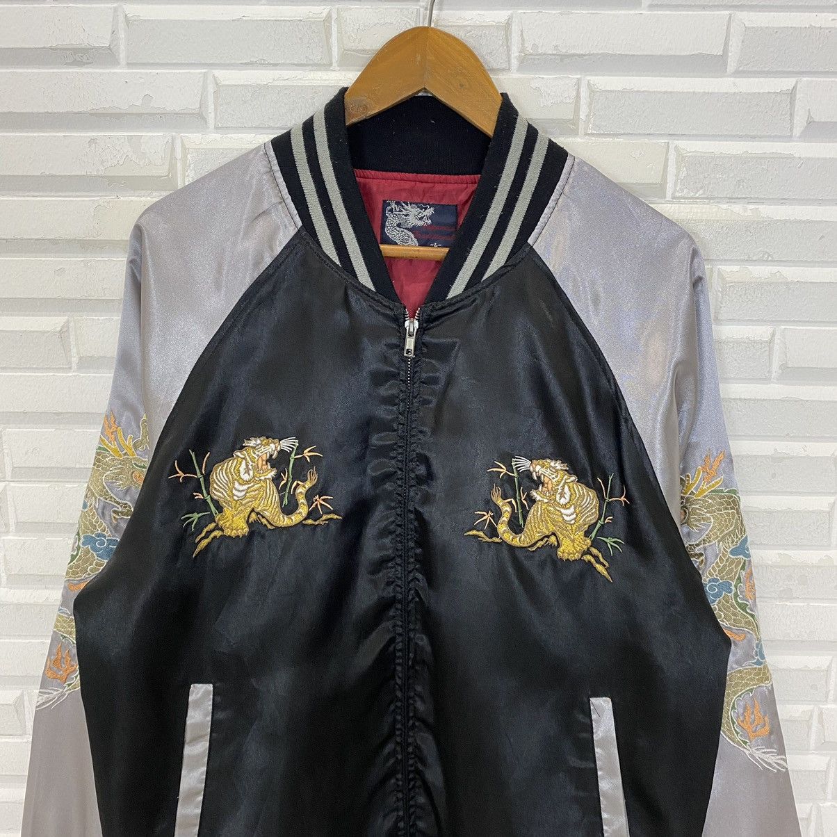 Japanese Brand NICE DESIGN JAPANESE TRADITIONAL SUKAJAN SATIN JACKET Size US M / EU 48-50 / 2 - 5 Thumbnail