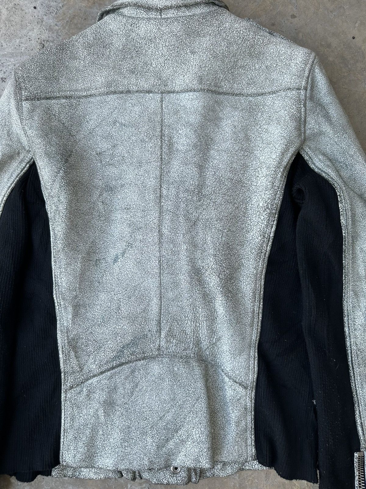Iro IRO ILARIA Cracked Lamb Leather Biker Jacket Size 40 Size S / US 4 / IT 40 - 14 Thumbnail