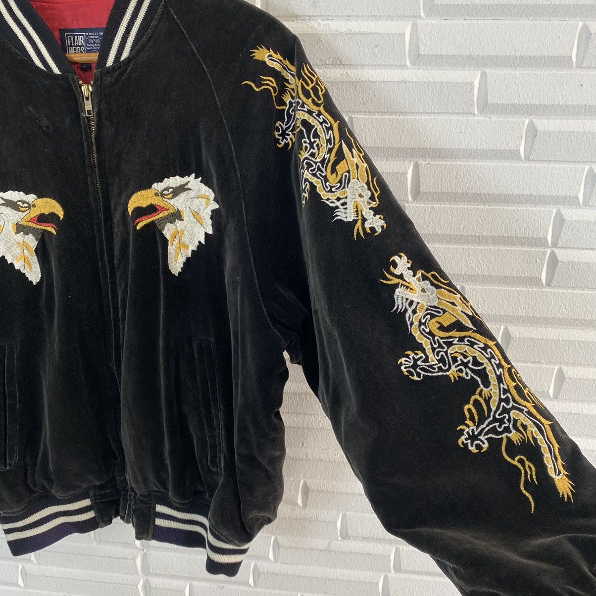 Japanese Brand ✨SUKAJAN VELVET EMBROIDERED LOGO JACKET Size US M / EU 48-50 / 2 - 7 Thumbnail