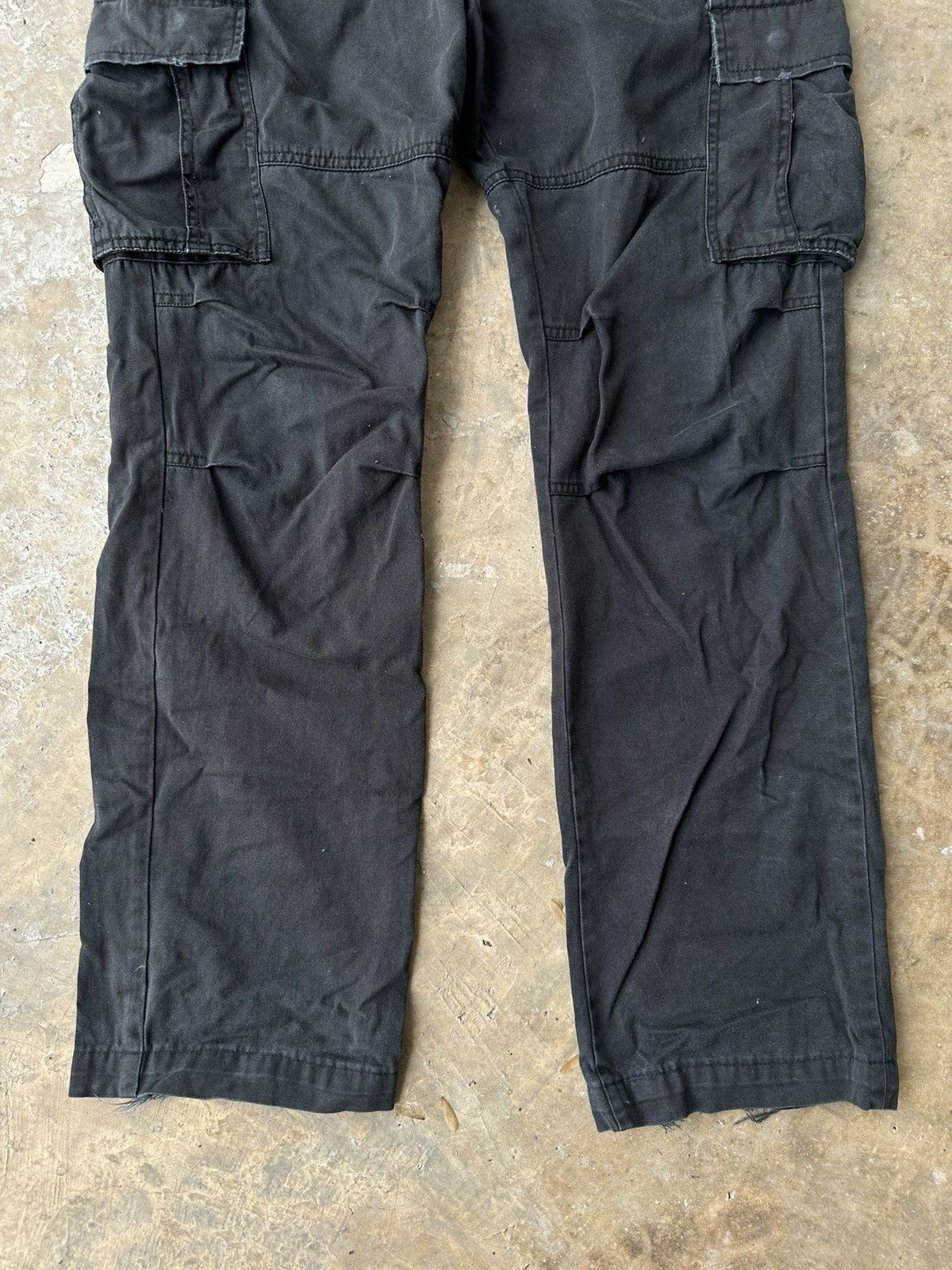 If Six Was Nine Rare Denim Lab Double Waist Cargo Pants Size US 30 / EU 46 - 2 Thumbnail